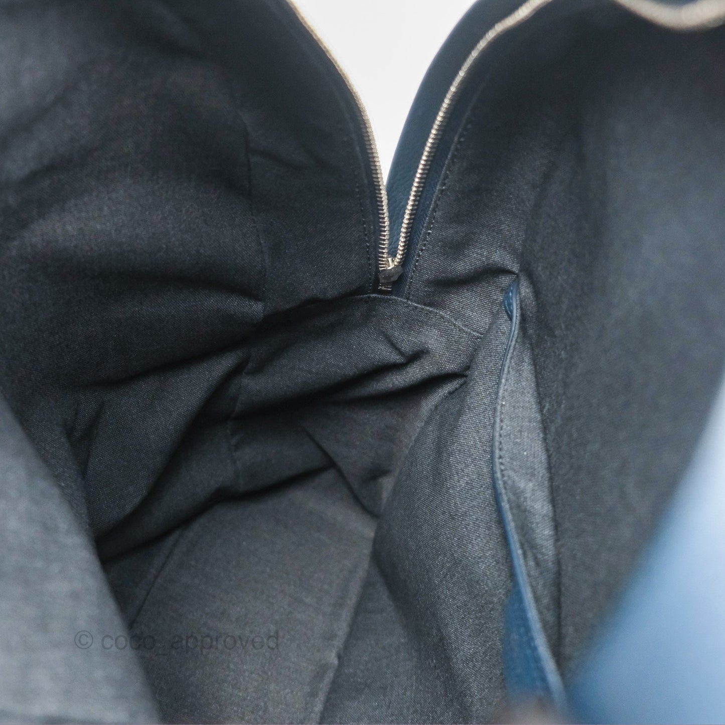 Christian Dior Backpack Calfskin Navy
