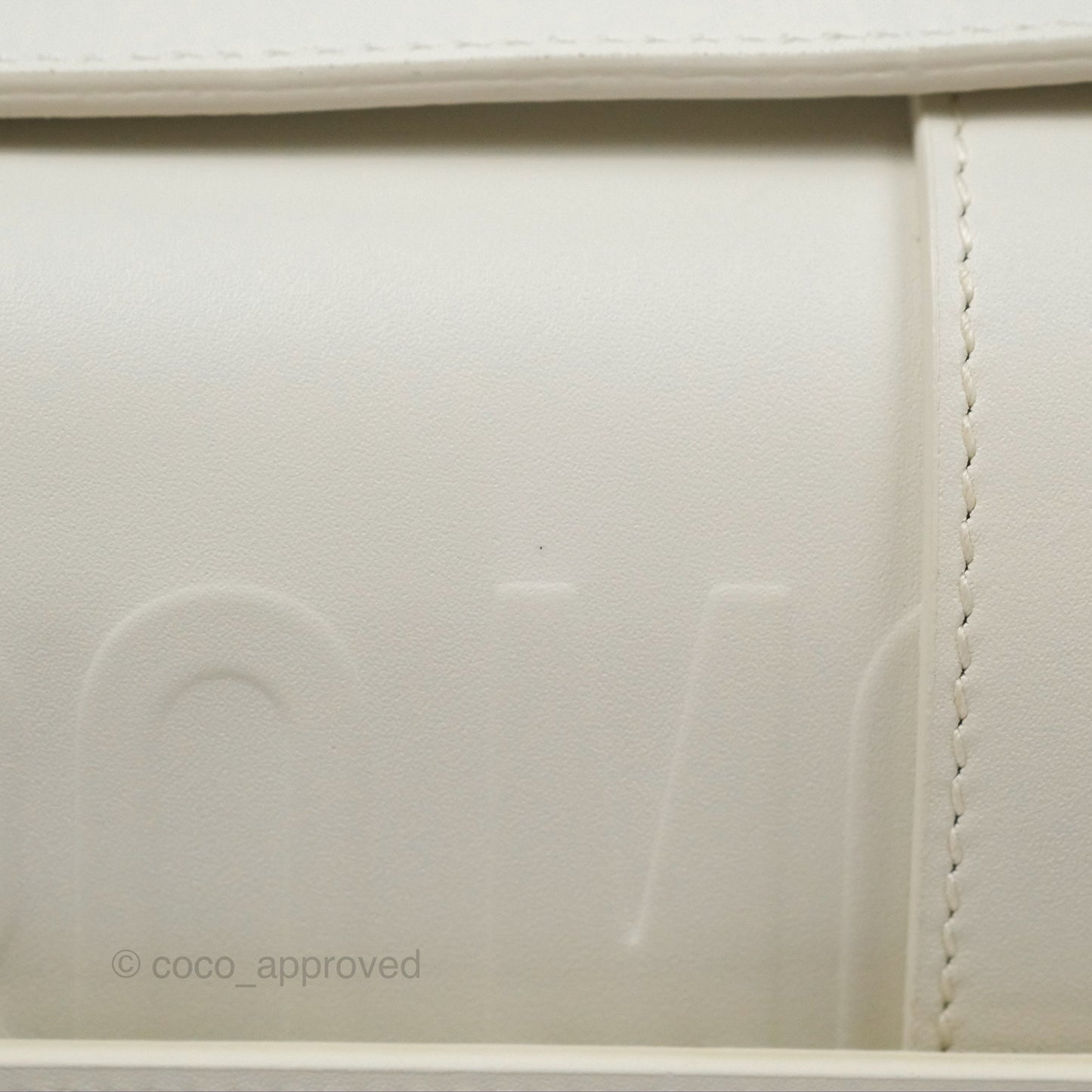 Christian Dior Small 30 Montaigne Box Bag White Calfskin