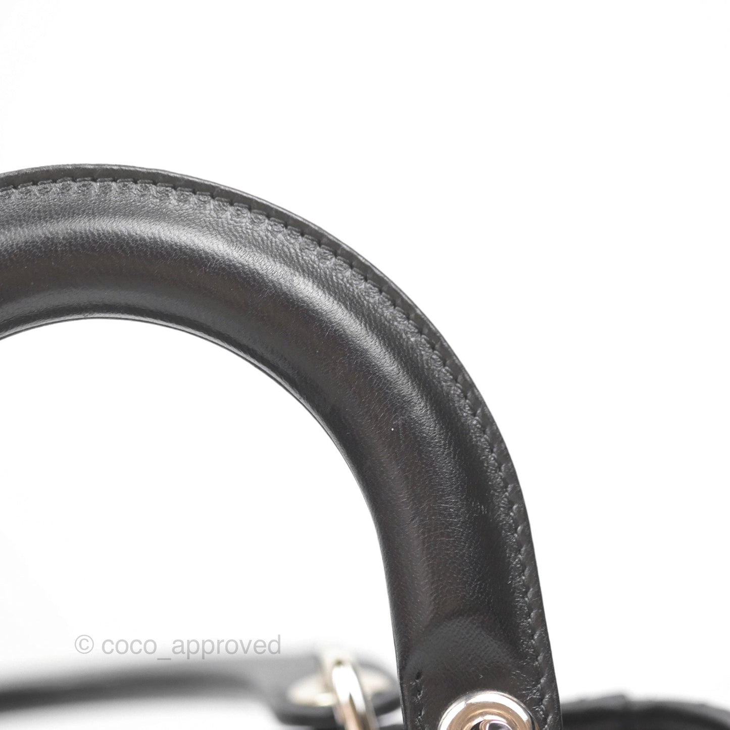 Christian Dior My ABCDior Lady Dior Black Lambskin Silver Hardware