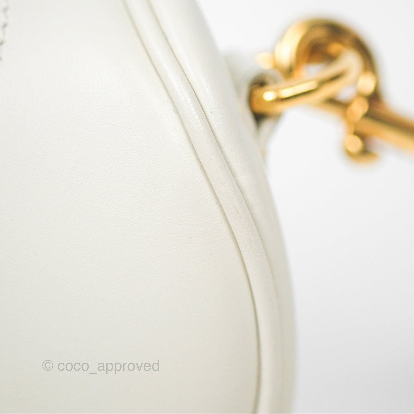 Christian Dior Bobby East-West Bag Calfskin White