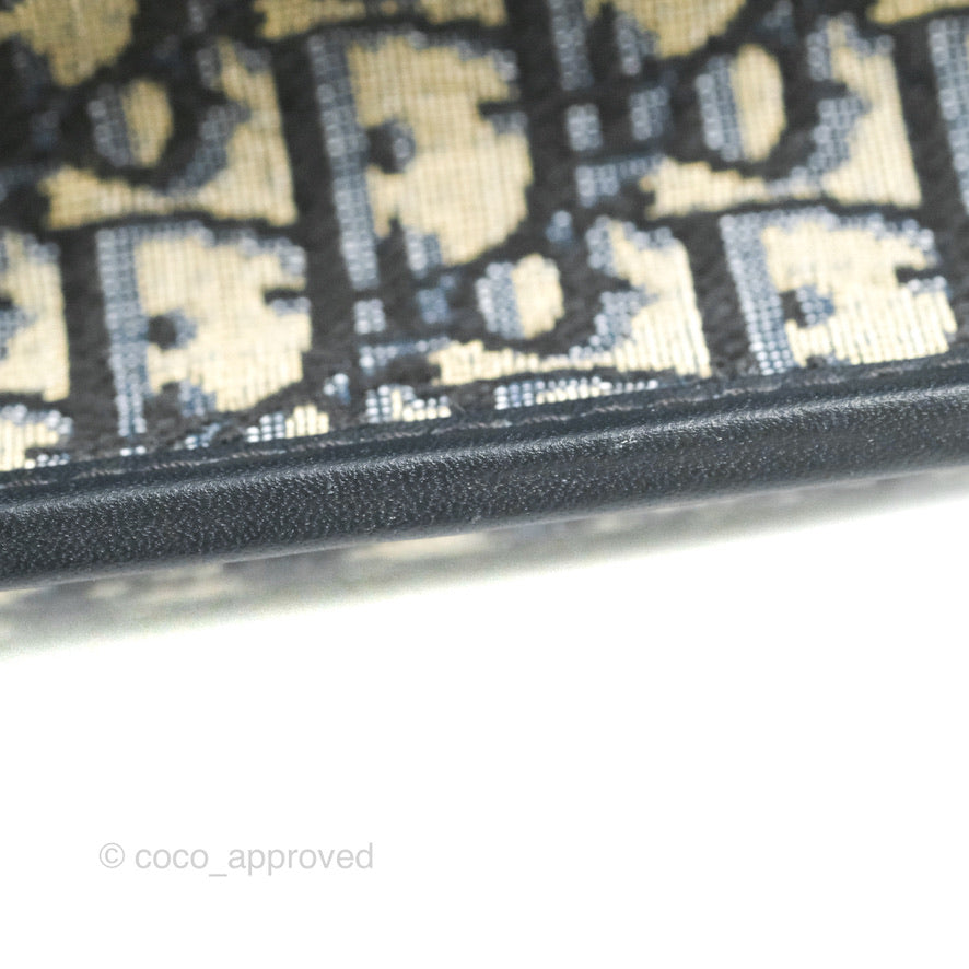 Dior 30 Montaigne Bag Blue Dior Oblique Jacquard