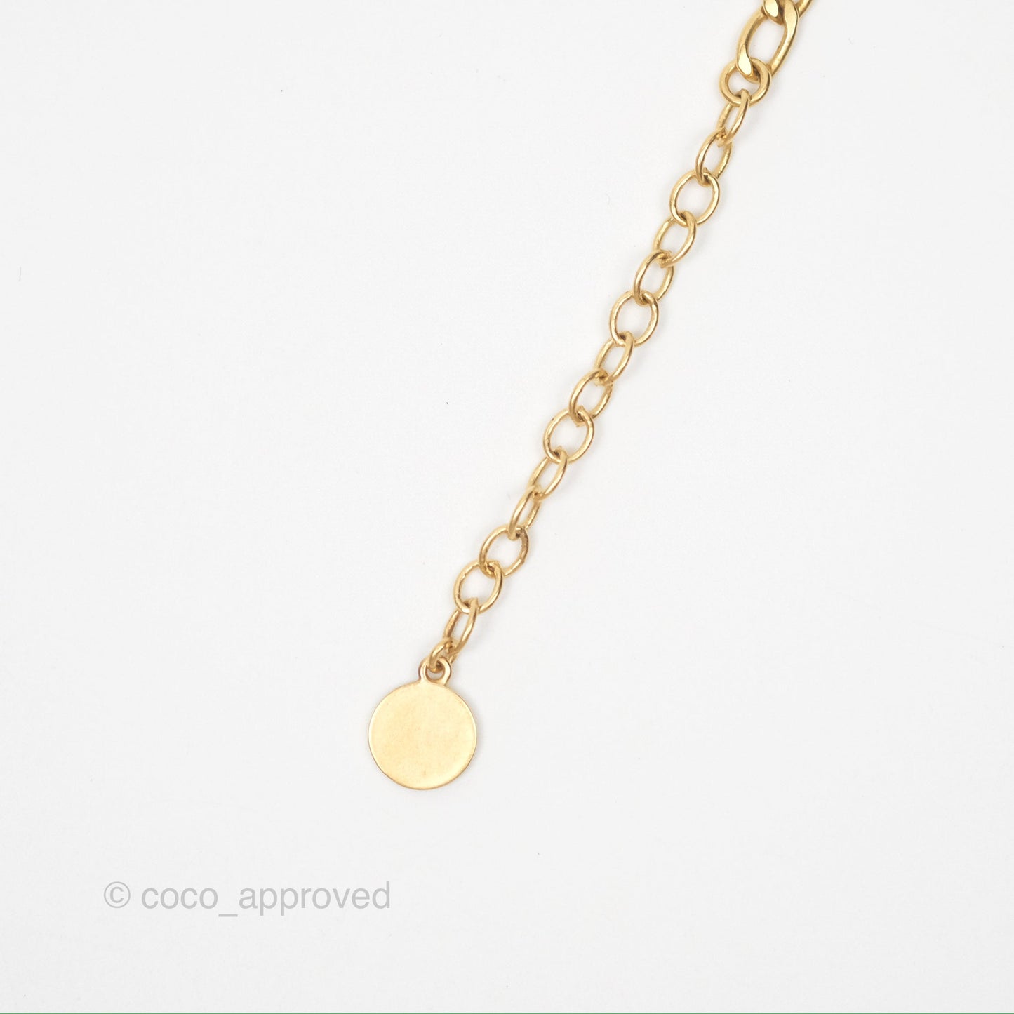 Christian Dior Petit CD Choker Necklace Gold Tone