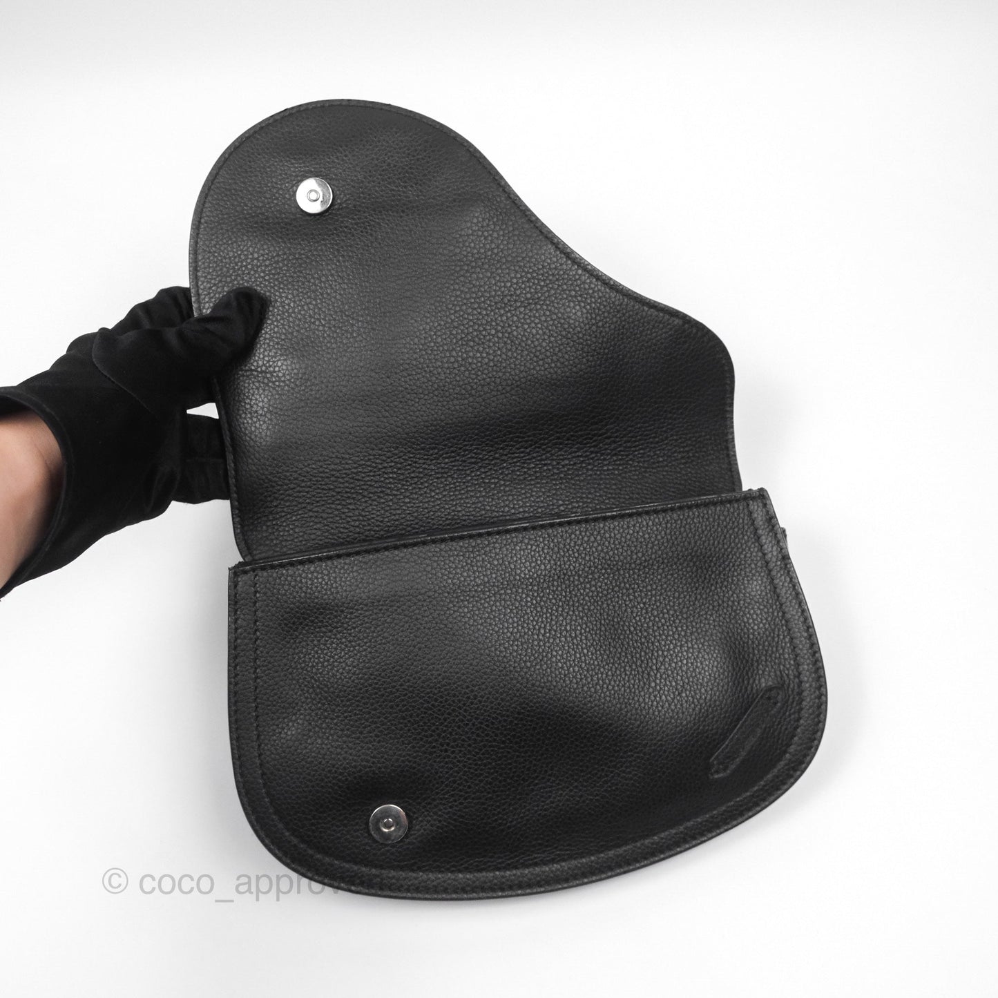 Dior Men's Saddle Bag Black Calfskin