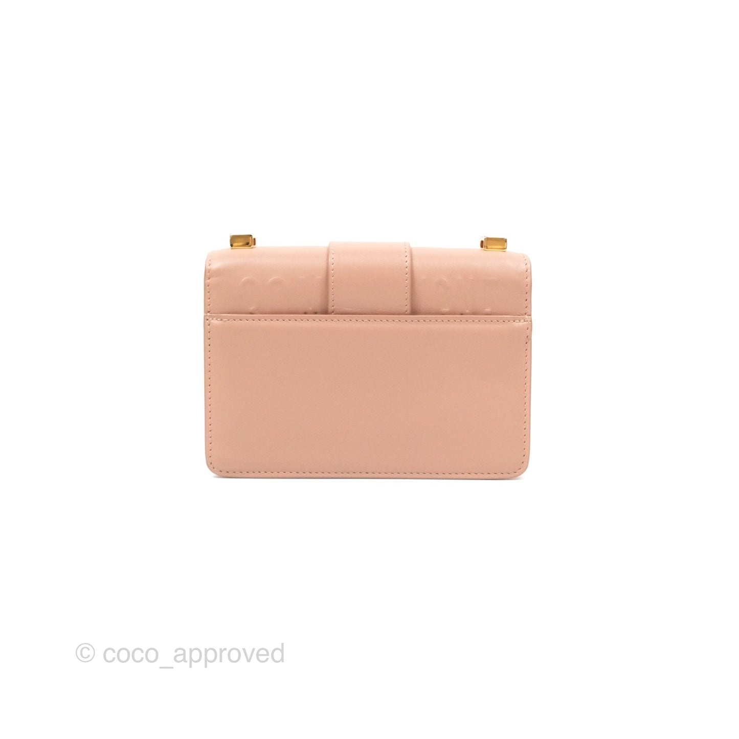 Dior Micro 30 Montaigne Flap Bag Rose Des Vents Calfskin