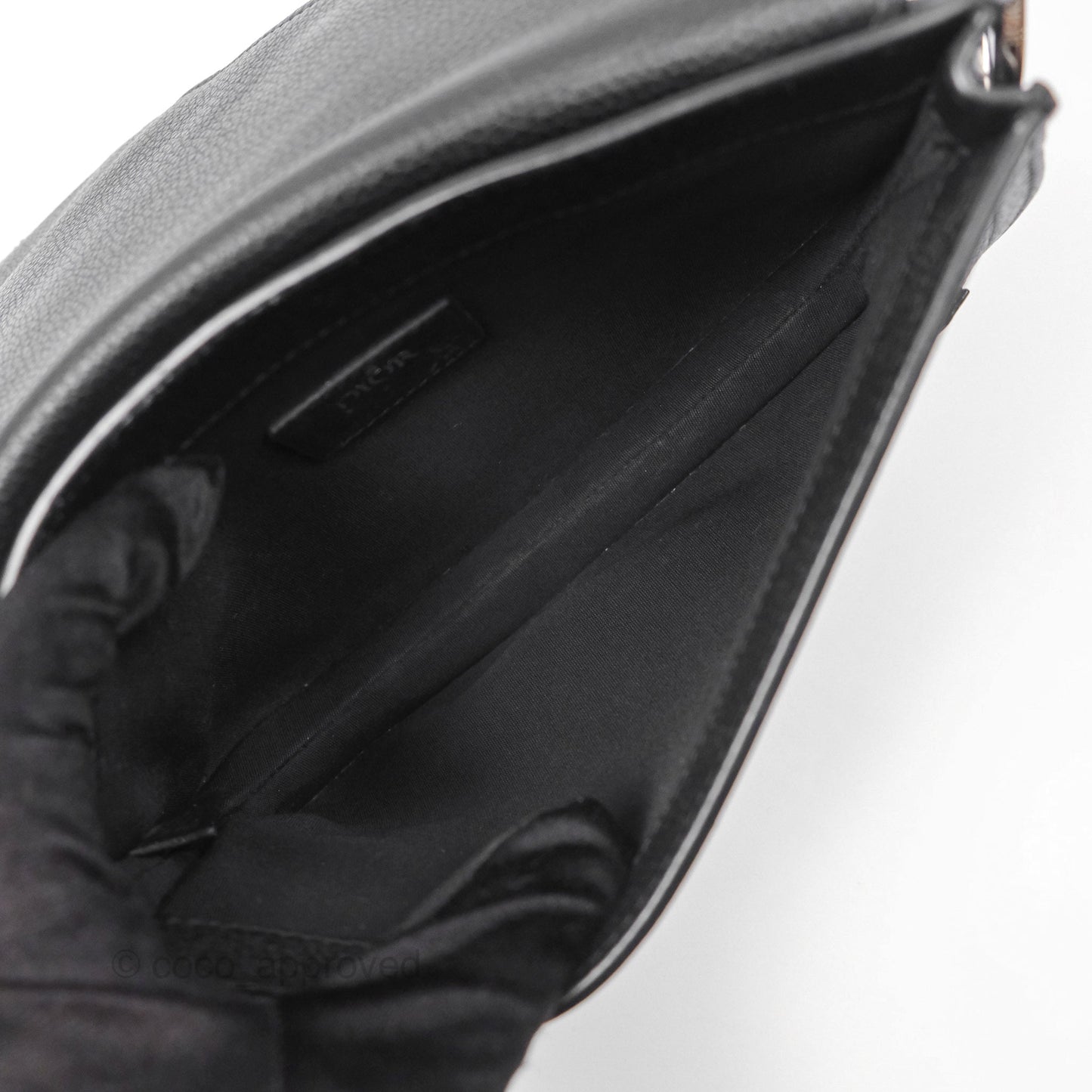 Dior Men's Saddle Bag Black Calfskin