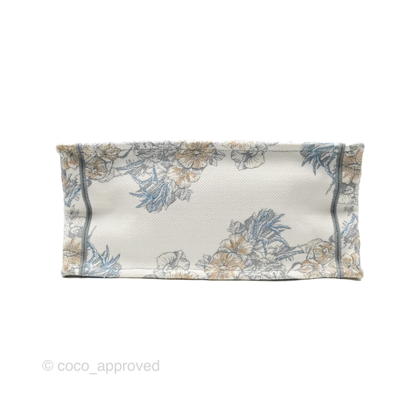 Christian Dior Medium(Old Small) Book Tote White Multicolor Rêve d'Infini Embroidery