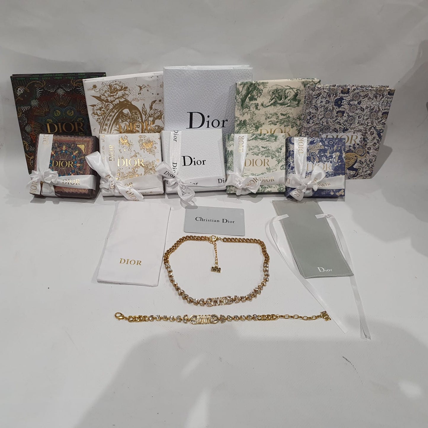 Christian Dior Necklace, bracelet and earrings