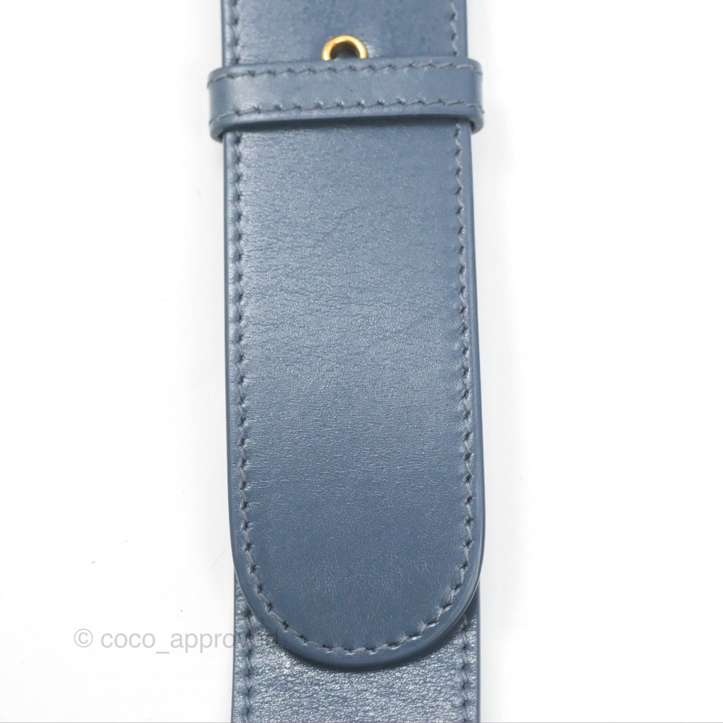 Christian Dior 30 Montaigne Box Bag Blue Calfskin