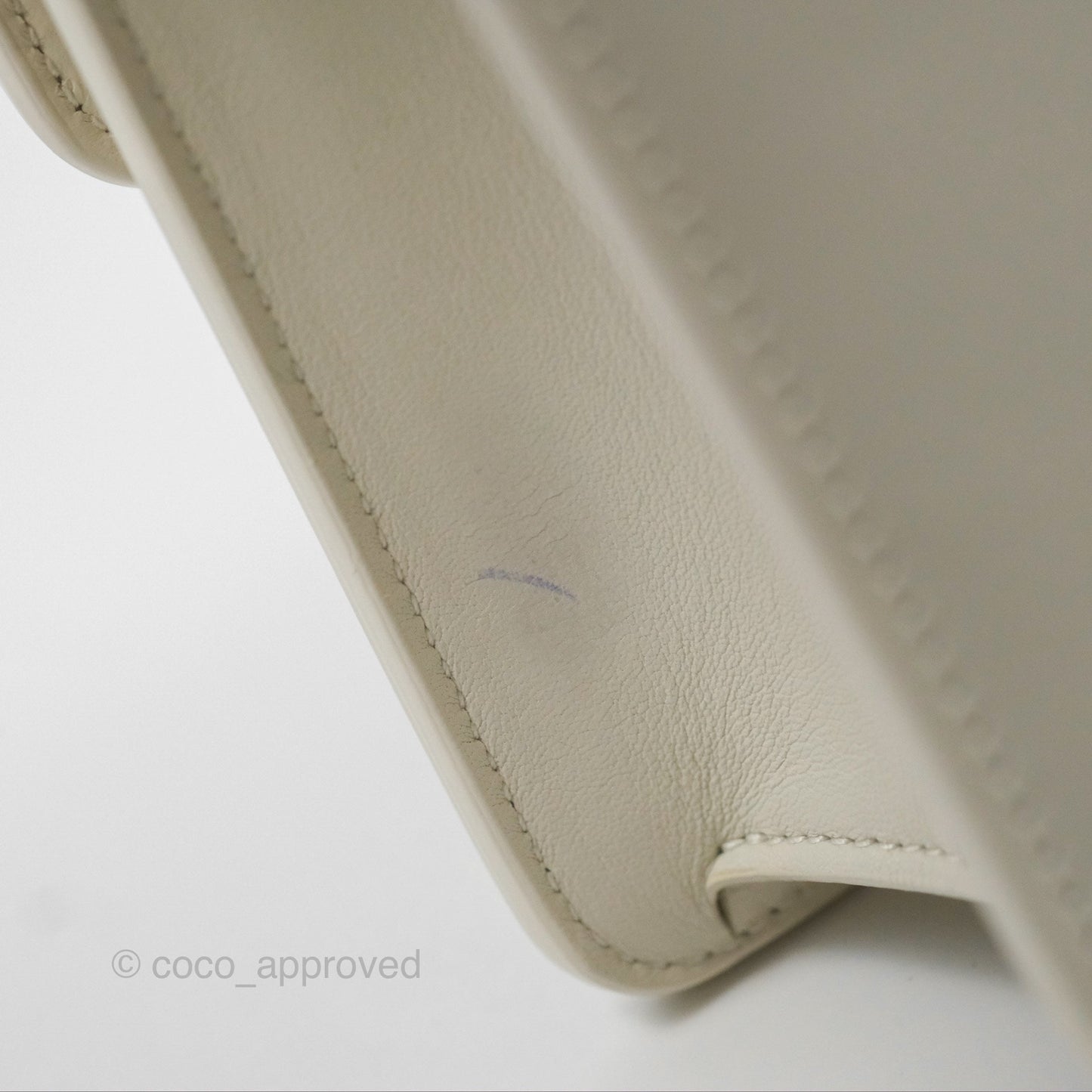 Christian Dior Small 30 Montaigne Box Bag White Calfskin