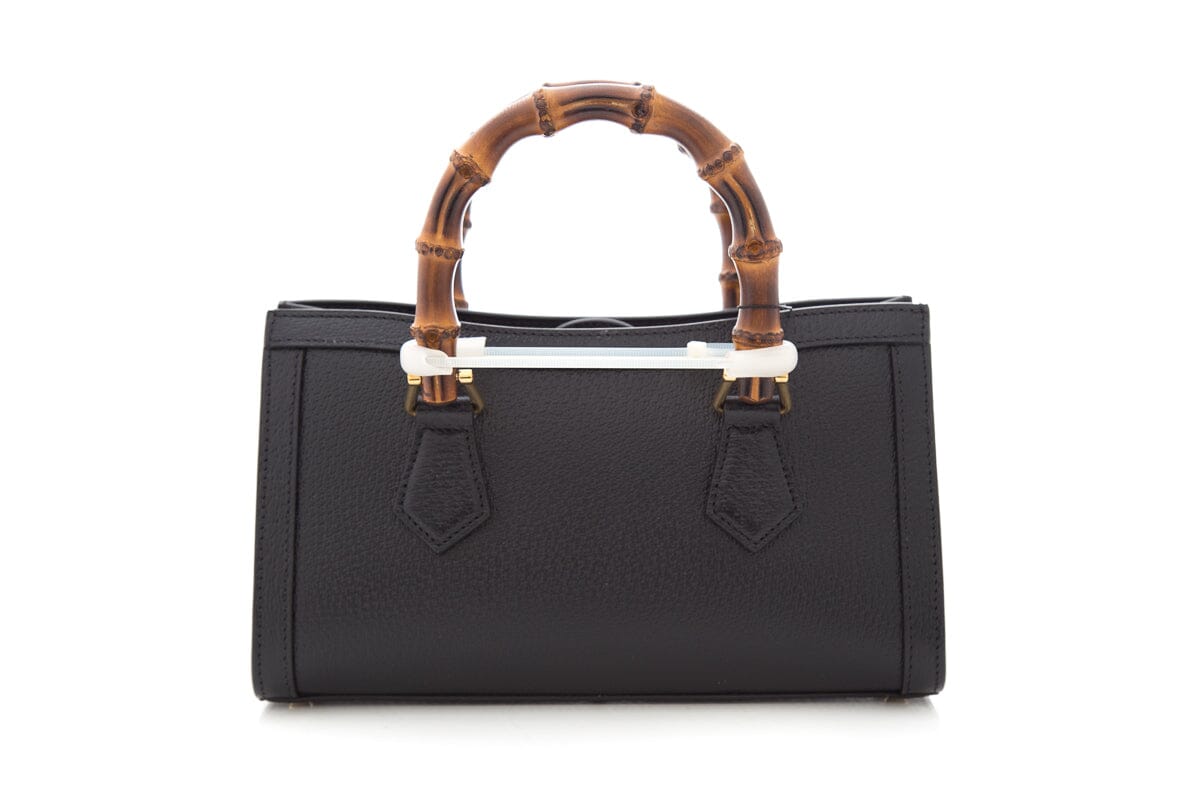 Gucci Black Diana Bamboo Handle Handbag