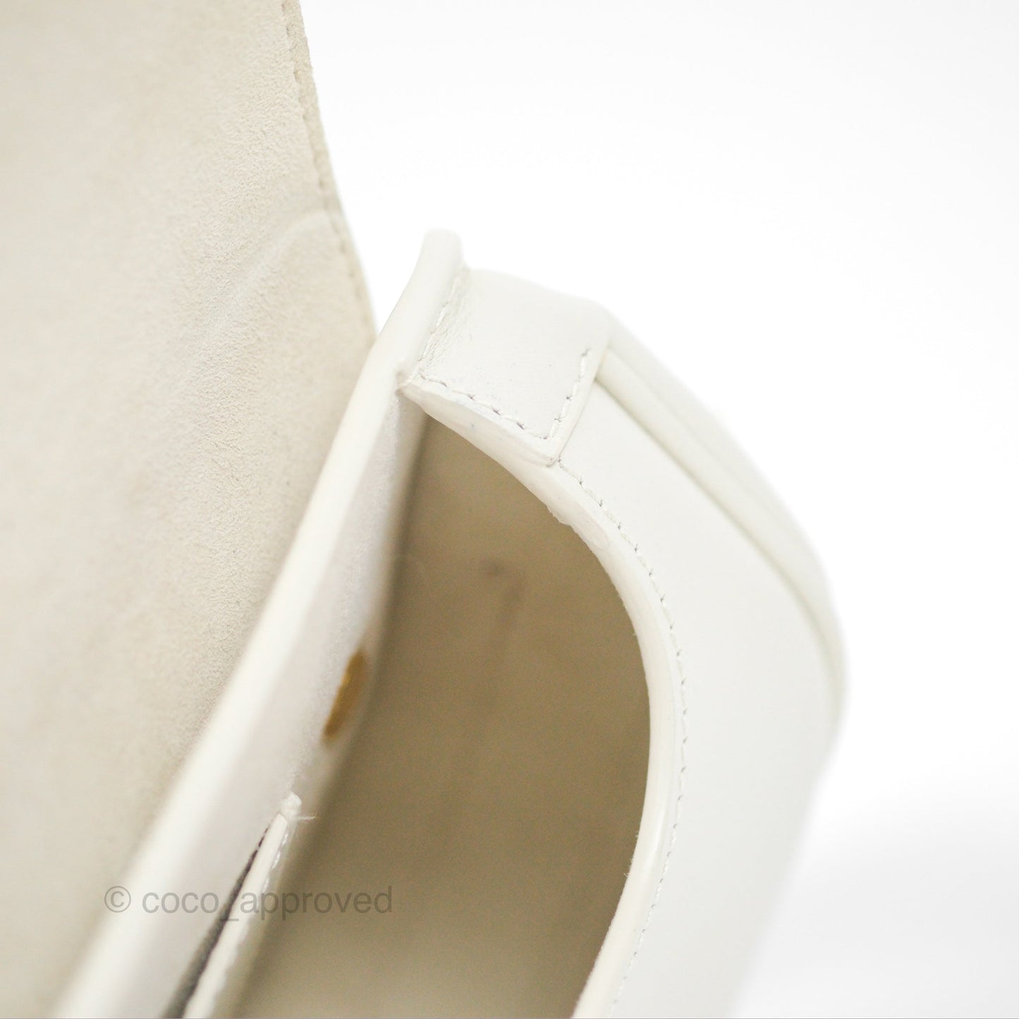 Christian Dior Bobby East-West Bag Calfskin White