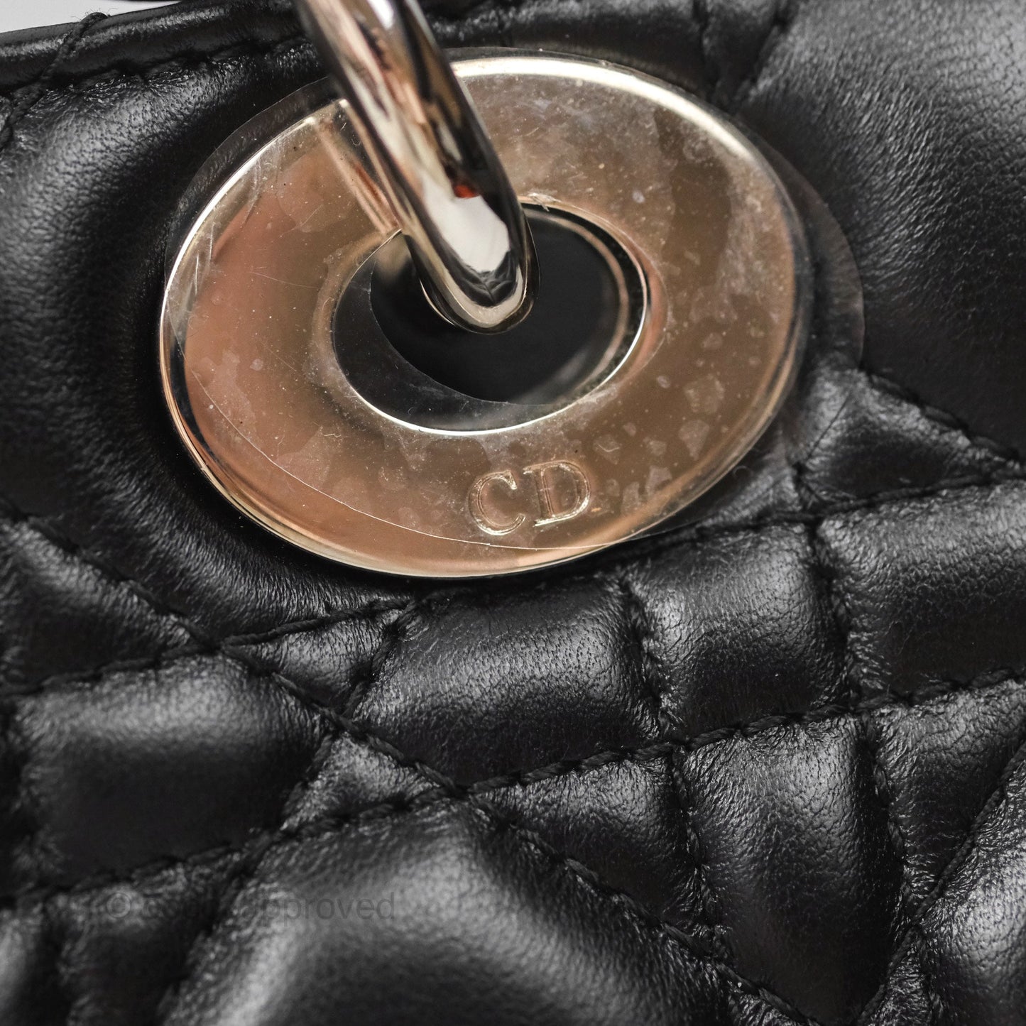 Christian Dior My ABCDior Lady Dior Black Lambskin Silver Hardware