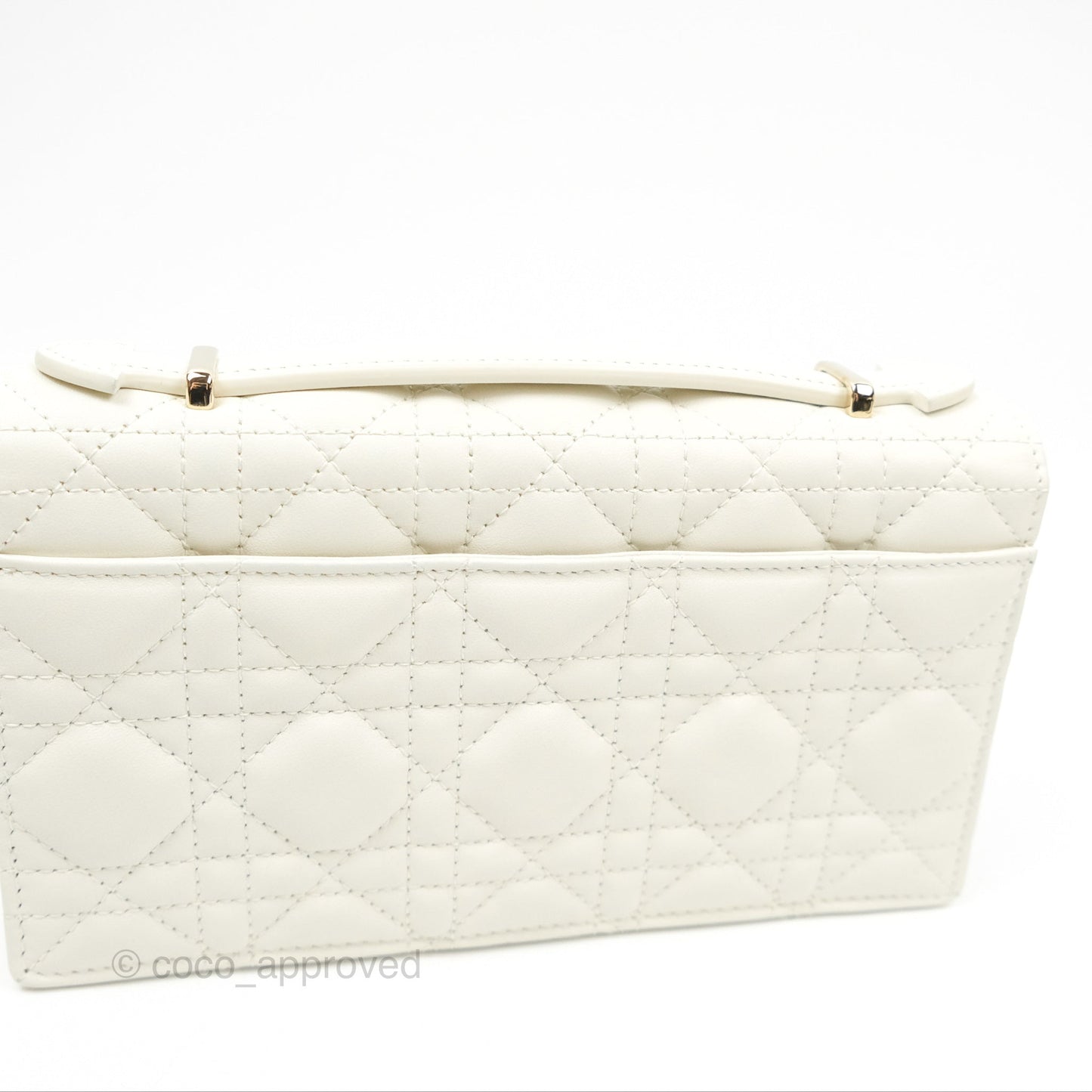 Dior Miss Dior Mini Bag White Cannage Lambskin