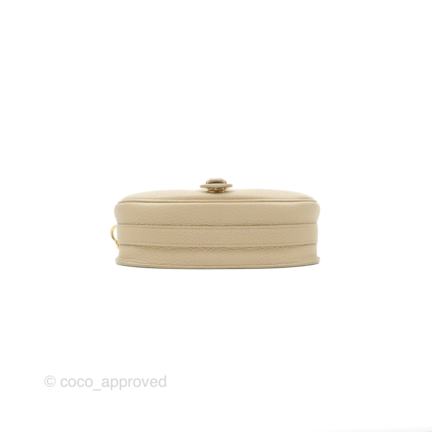 Christian Dior Medium Bobby Flap Beige Grained Calfskin