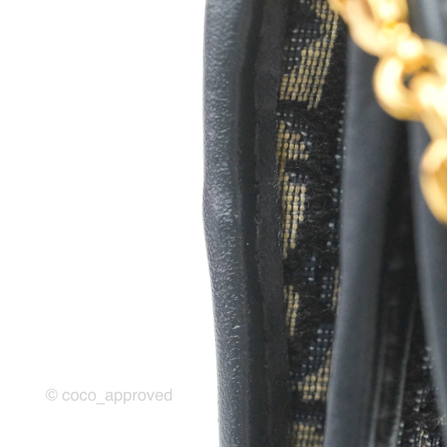 Dior 30 Montaigne Clutch Navy Oblique Canvas