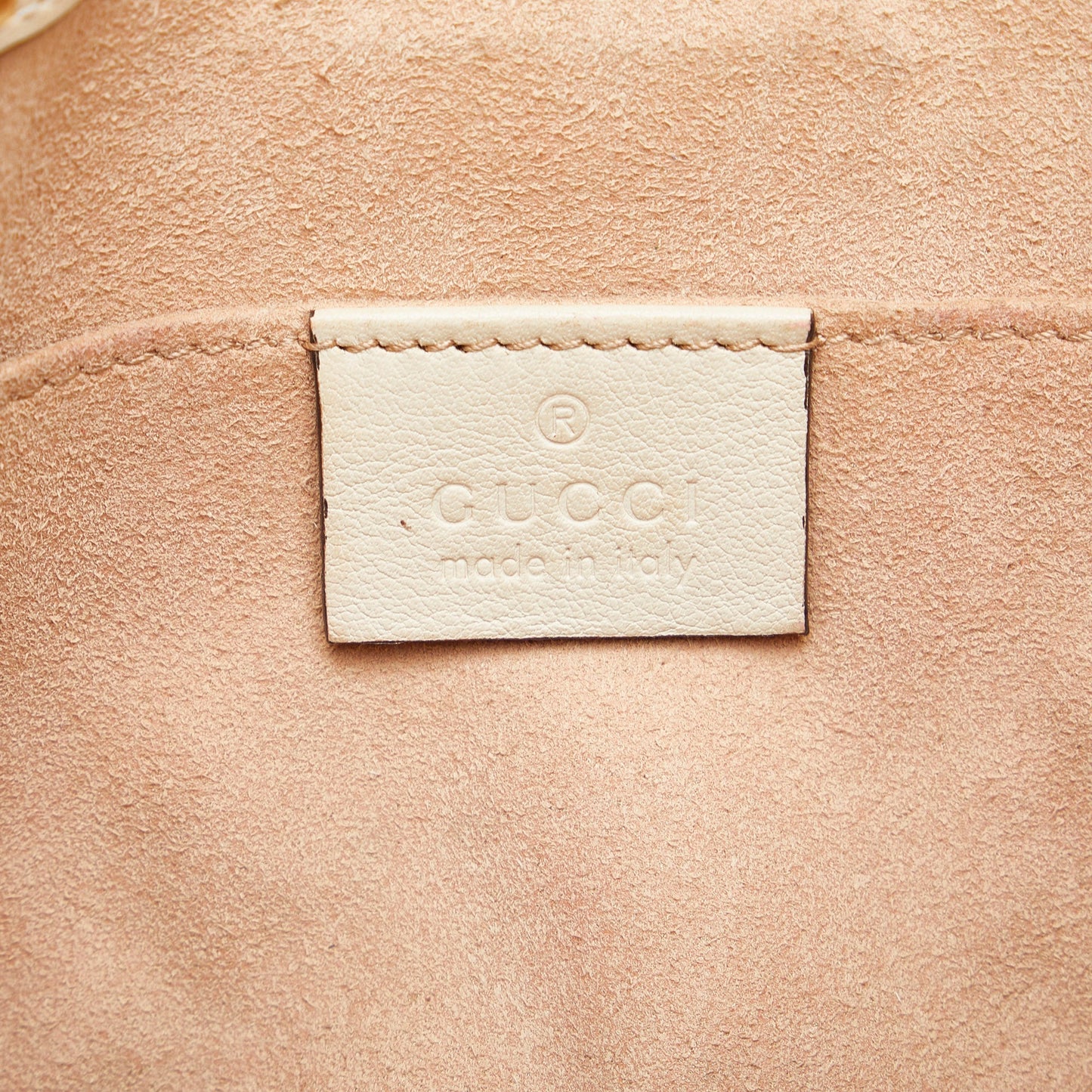 Brown Gucci Small GG Supreme Padlock Tote