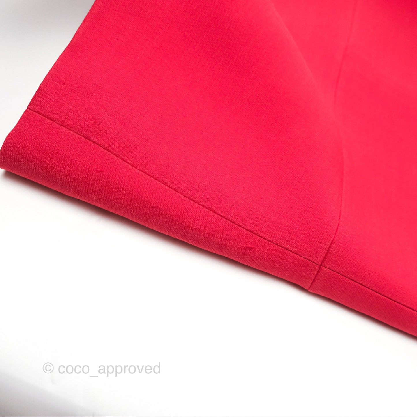 Christian Dior Red Wool Silk Dress Size 34