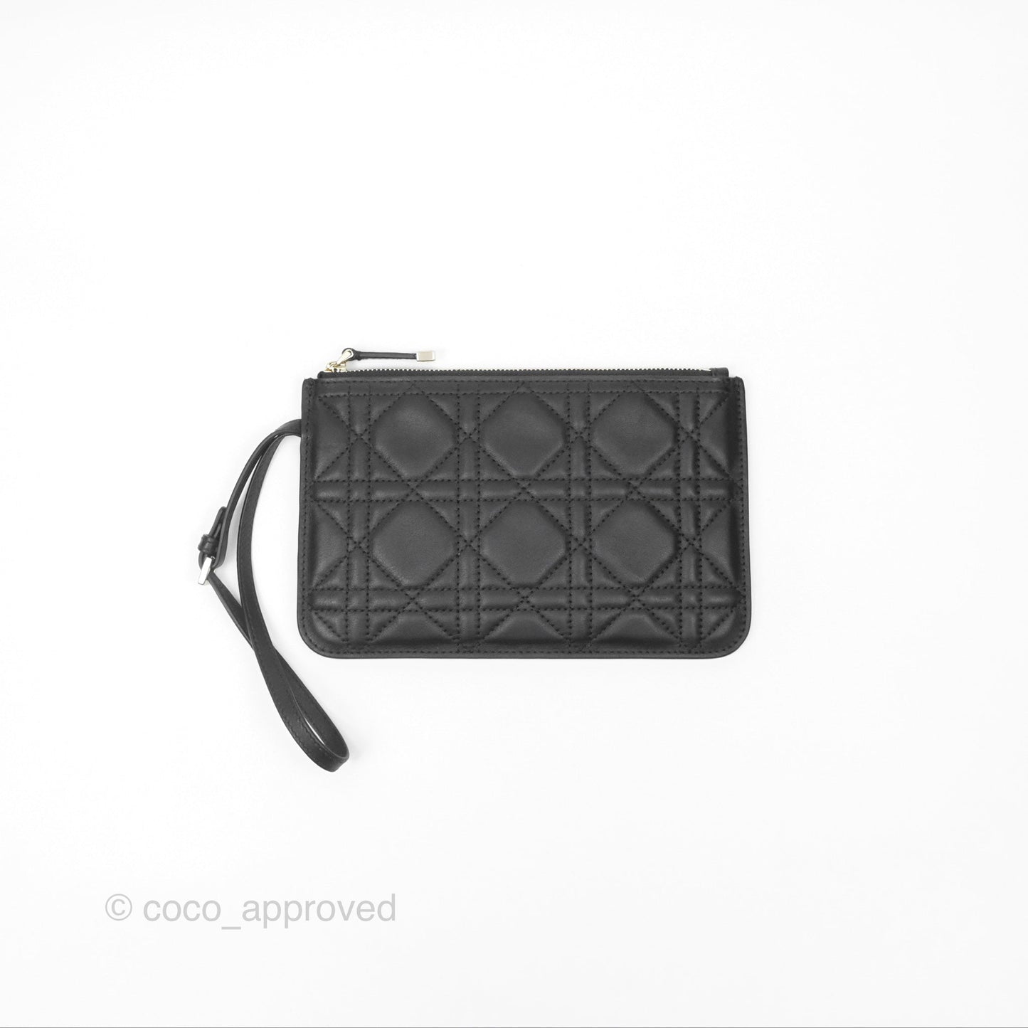 Christian Dior Small Dior Toujours Bag Black Macrocannage Calfskin