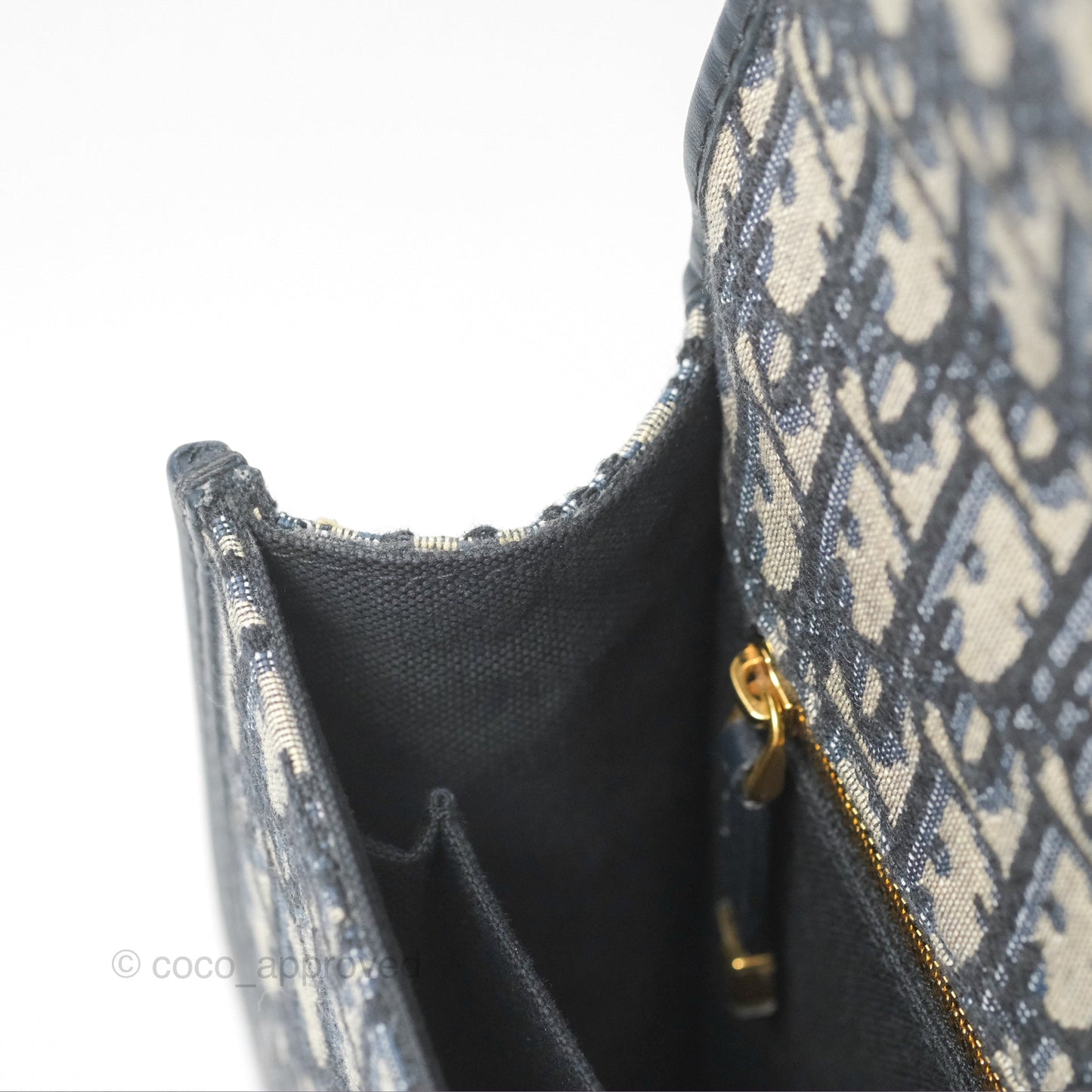 Dior 30 Montaigne Bag Blue Dior Oblique Jacquard