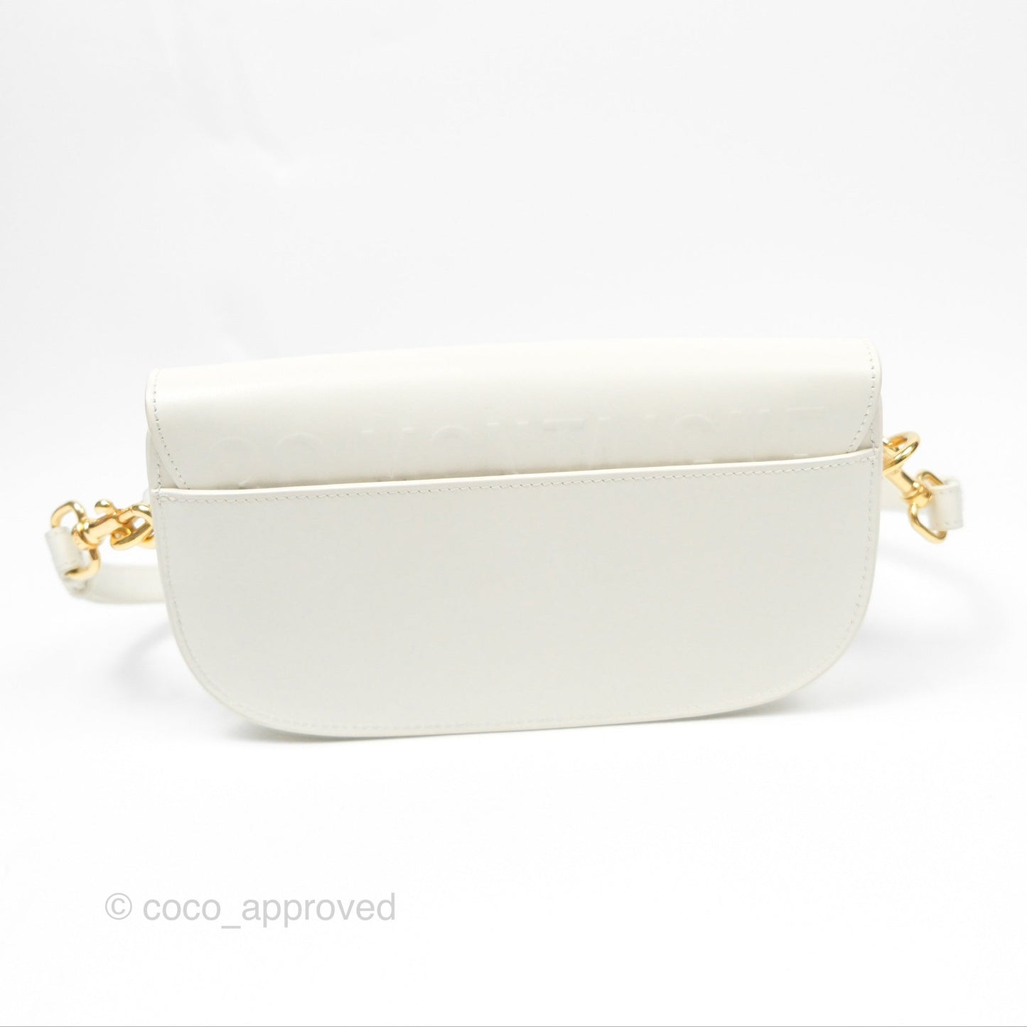 Christian Dior Bobby East-West Bag Calfskin White