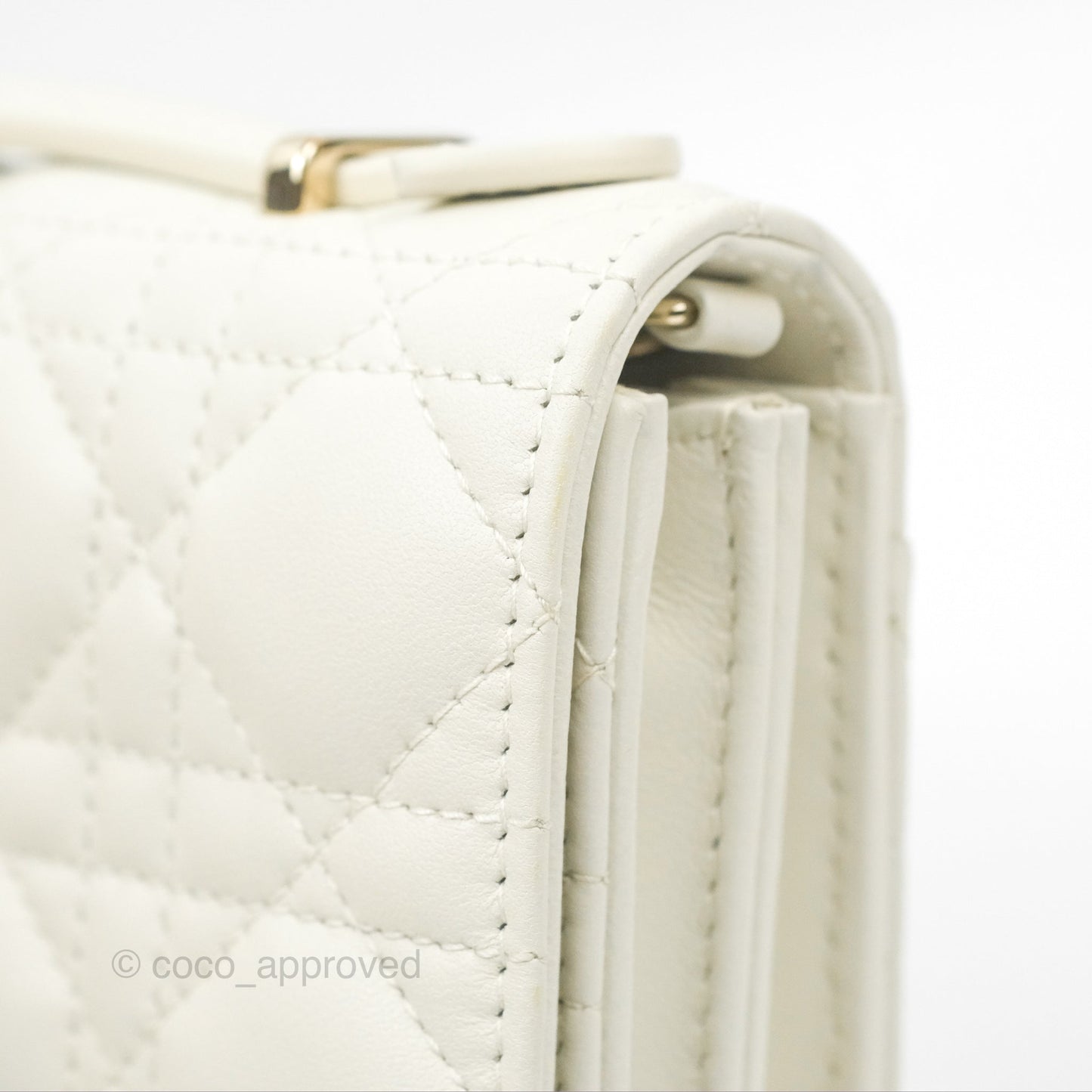 Dior Miss Dior Mini Bag White Cannage Lambskin