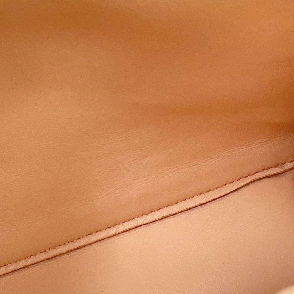 FENDI Peekaboo ISeeU Antonio Lopez White/Brown/Beige 8BN321 Leather suede Size Medium