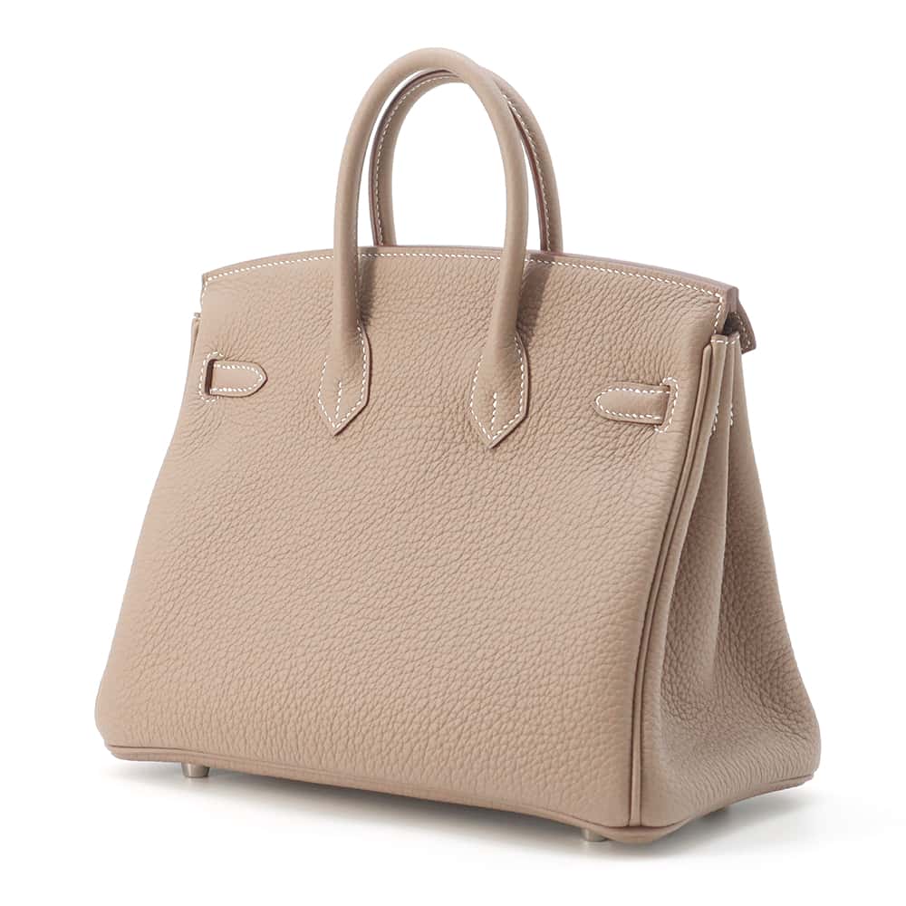 HERMES Birkin Etoupe Togo Leather Size 25