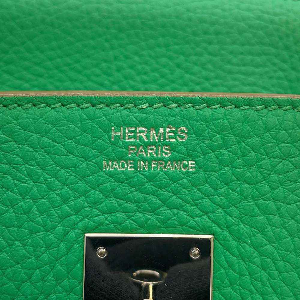HERMES Birkin Bamboo Taurillon Clemence Size 35