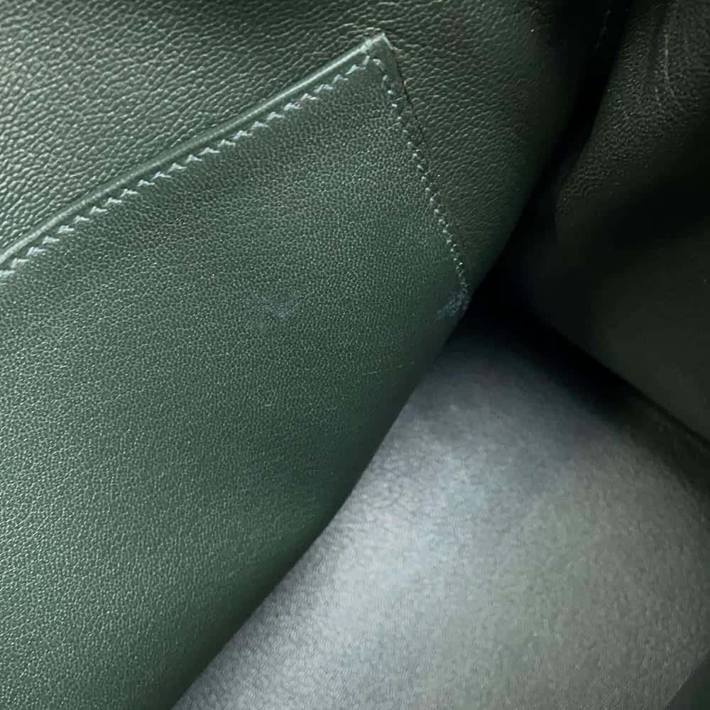 HERMES Birkin Star Mark Vert Fonce/Gold Togo Leather Size 35