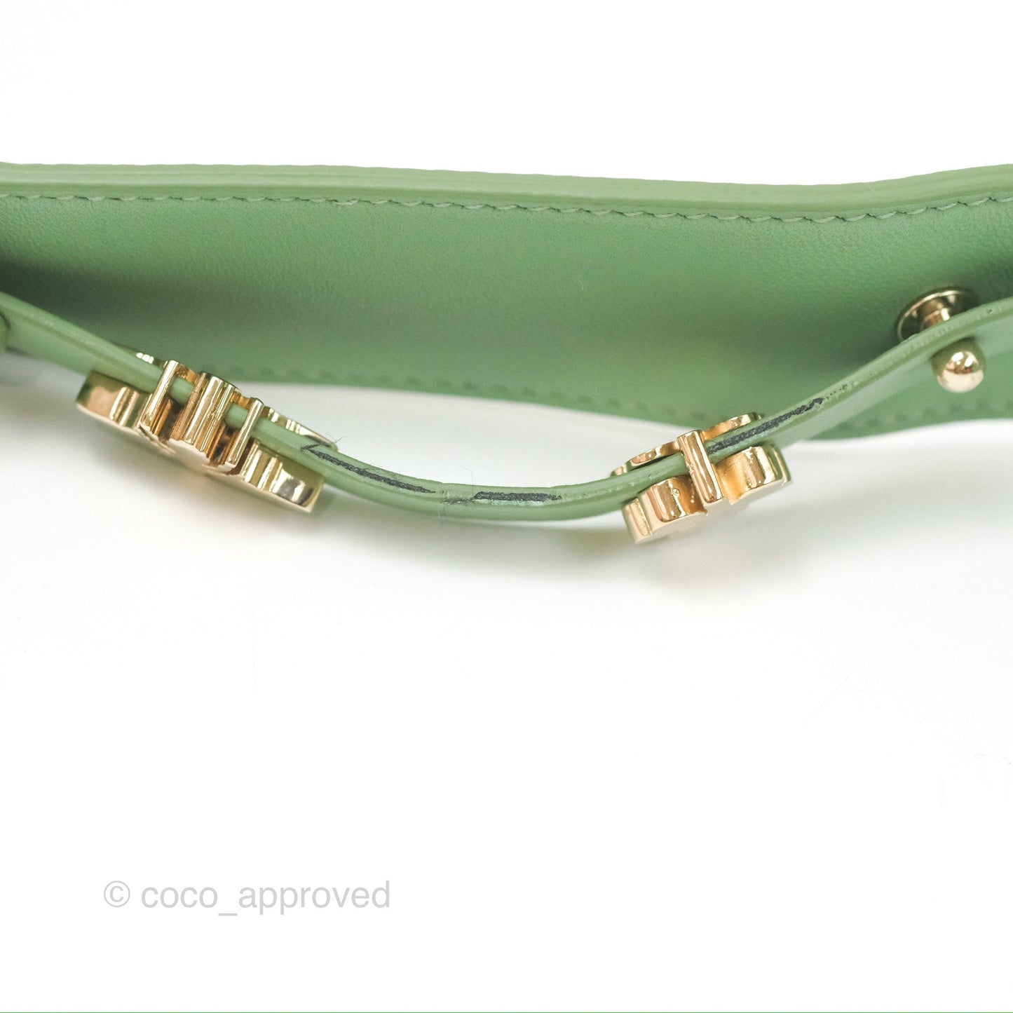 Christian Dior My ABCDior Lady Dior Avocado Green Lambskin Gold Hardware