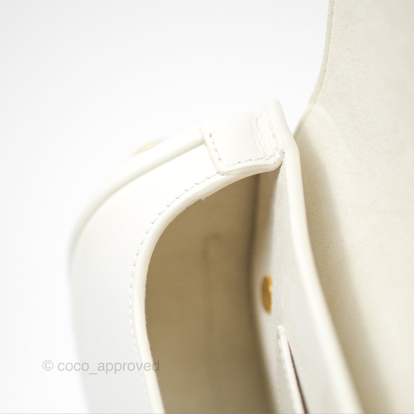 Christian Dior Bobby East-West Bag Calfskin White