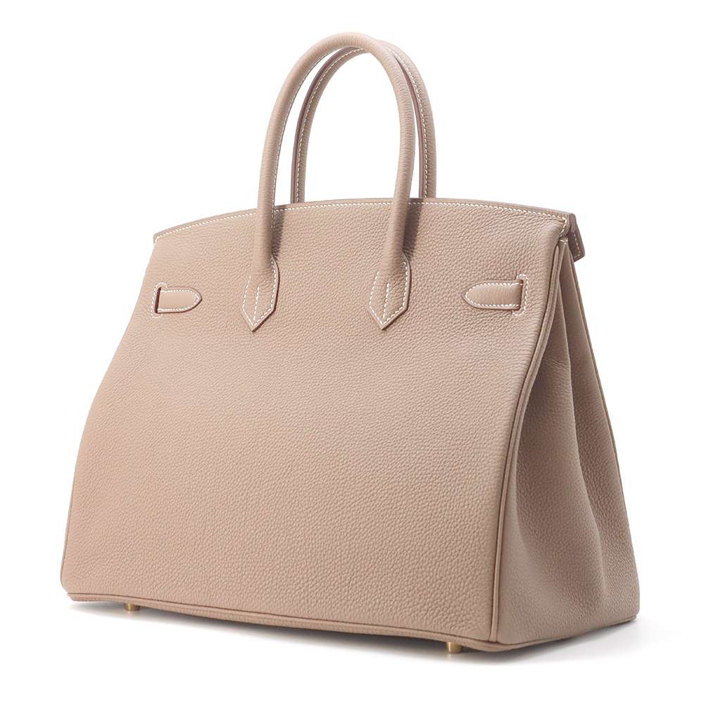HERMES Birkin Etoupe Togo Leather Size 35