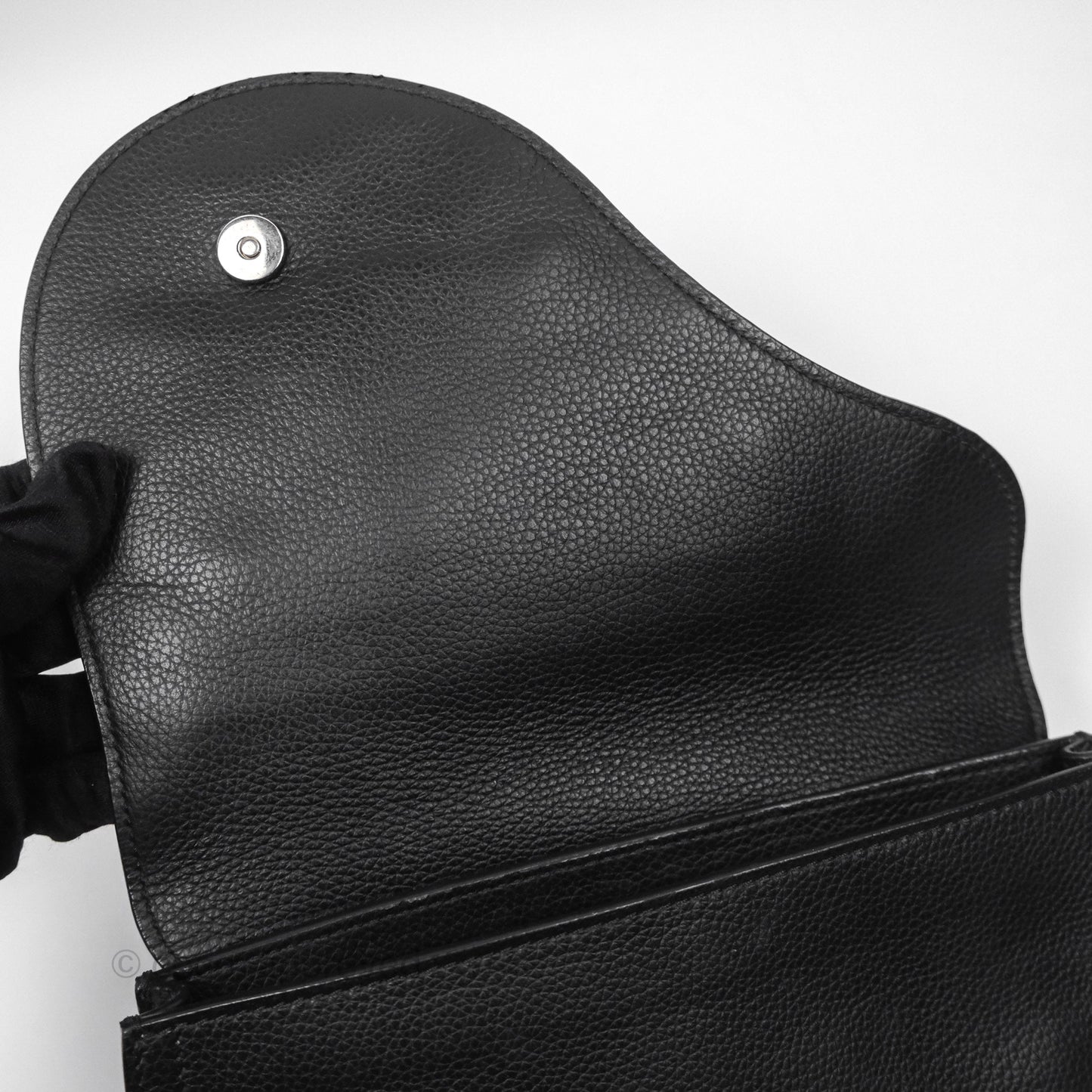 Dior Men's Saddle Bag Black Calfskin