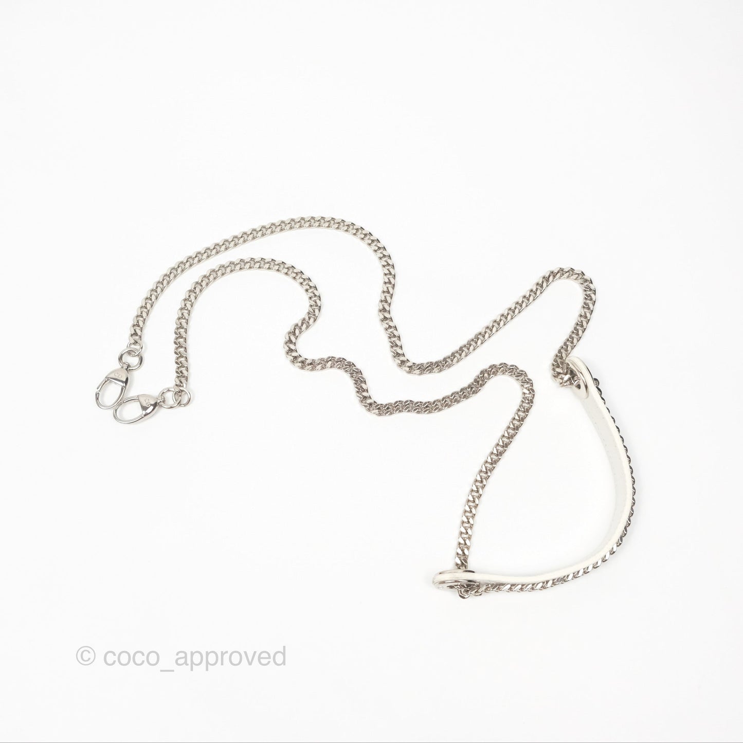 Christian Dior Cannage Mini Lady Dior White Silver Hardware