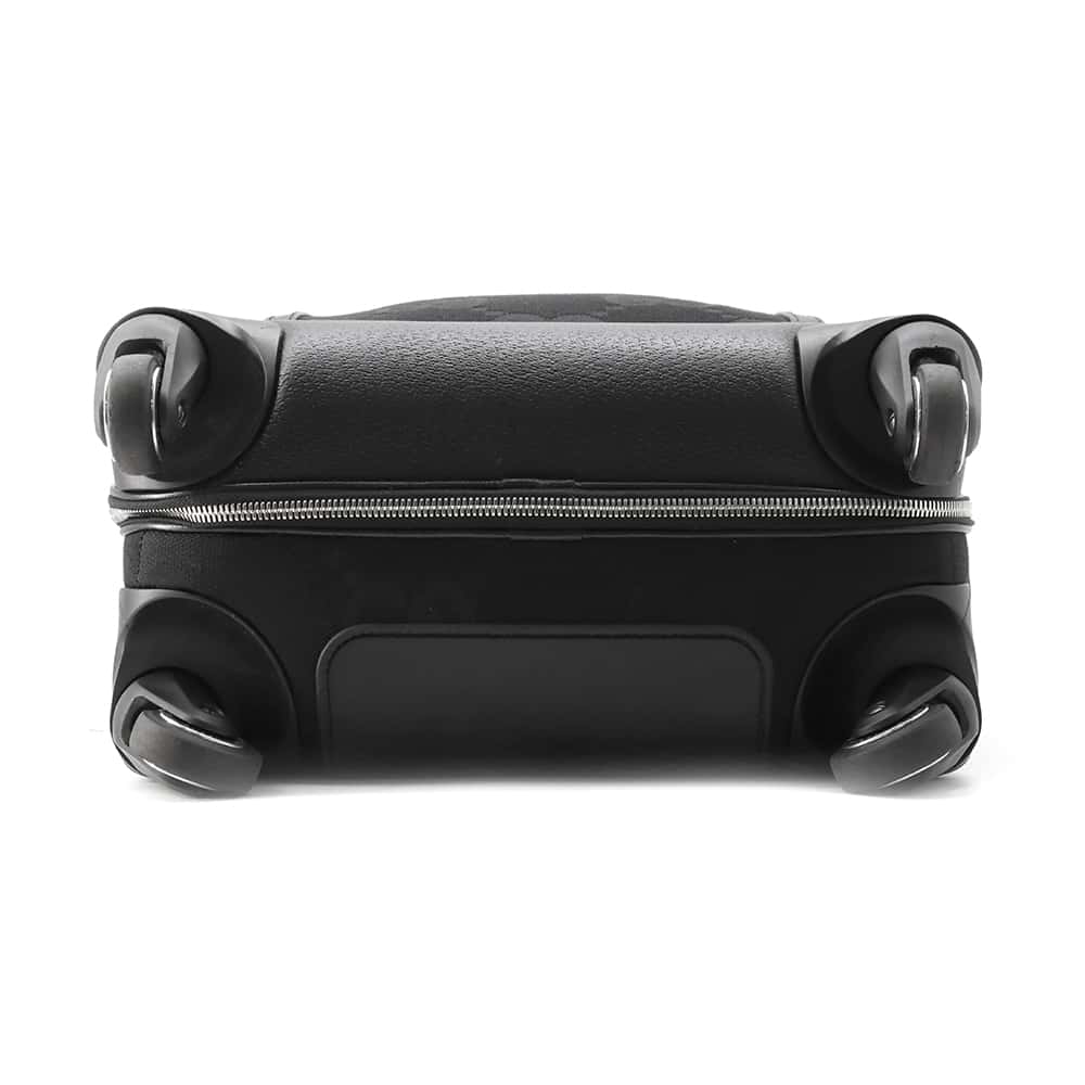 GUCCI Jumbo GG Small Cabin Trolley Bag Black 451003 Canvas Leather