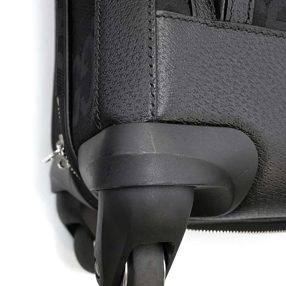 GUCCI Jumbo GG Small Cabin Trolley Bag Black 451003 Canvas Leather