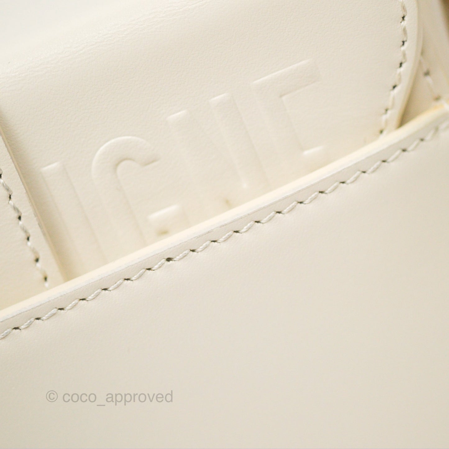 Christian Dior 30 Montaigne Box Bag White Calfskin