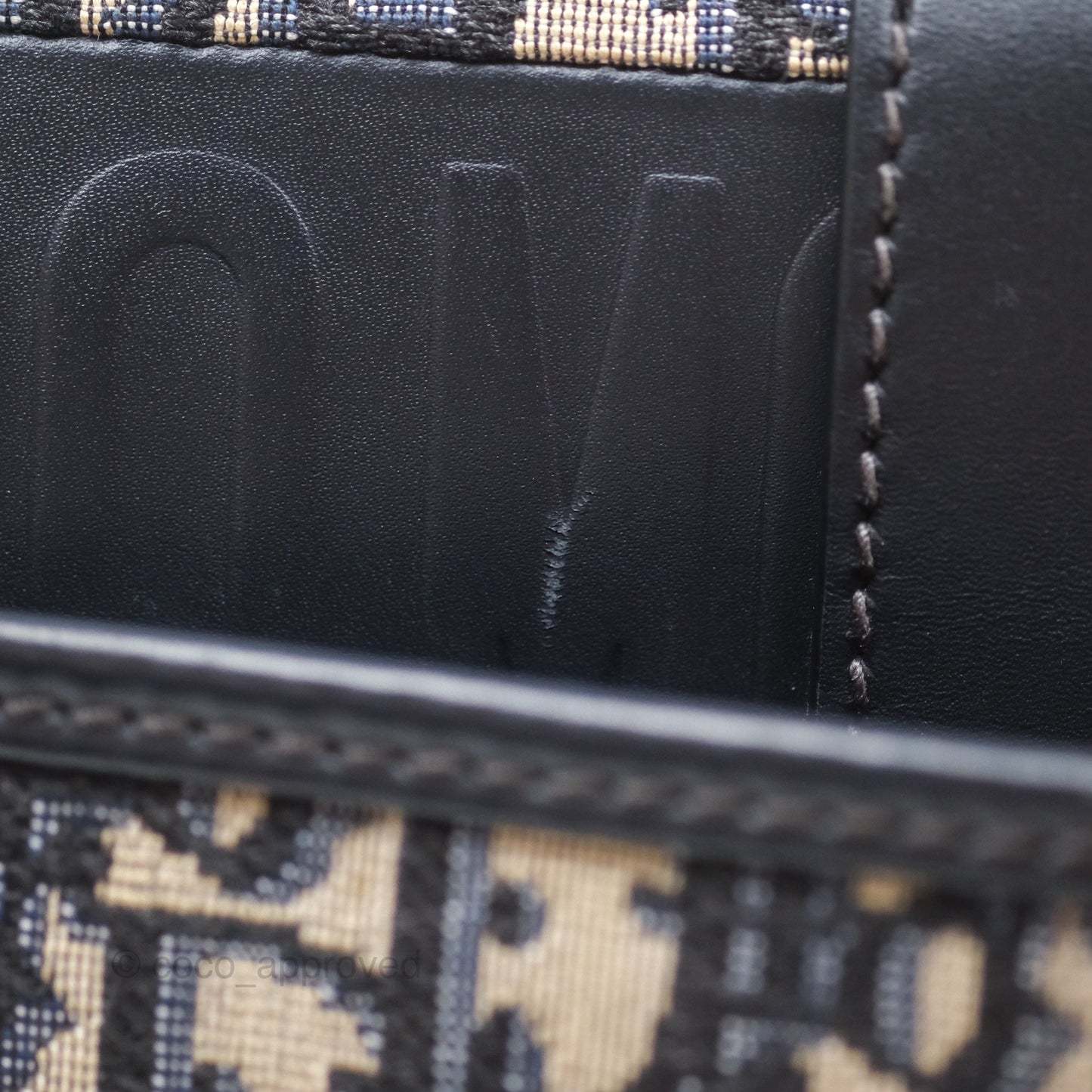 Dior 30 Montaigne Bag Blue Dior Oblique Jacquard