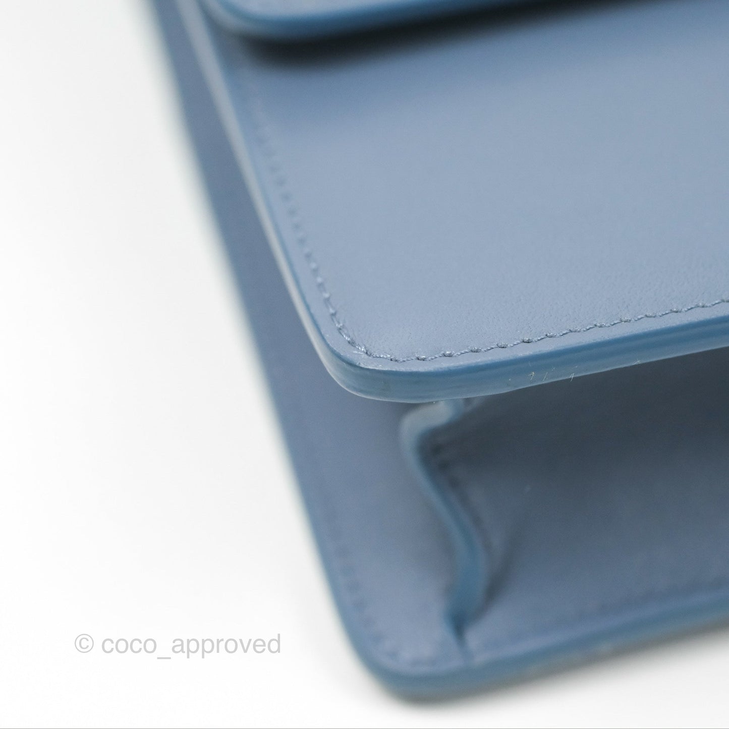Dior 30 Montaigne Bag Blue Box Calfskin