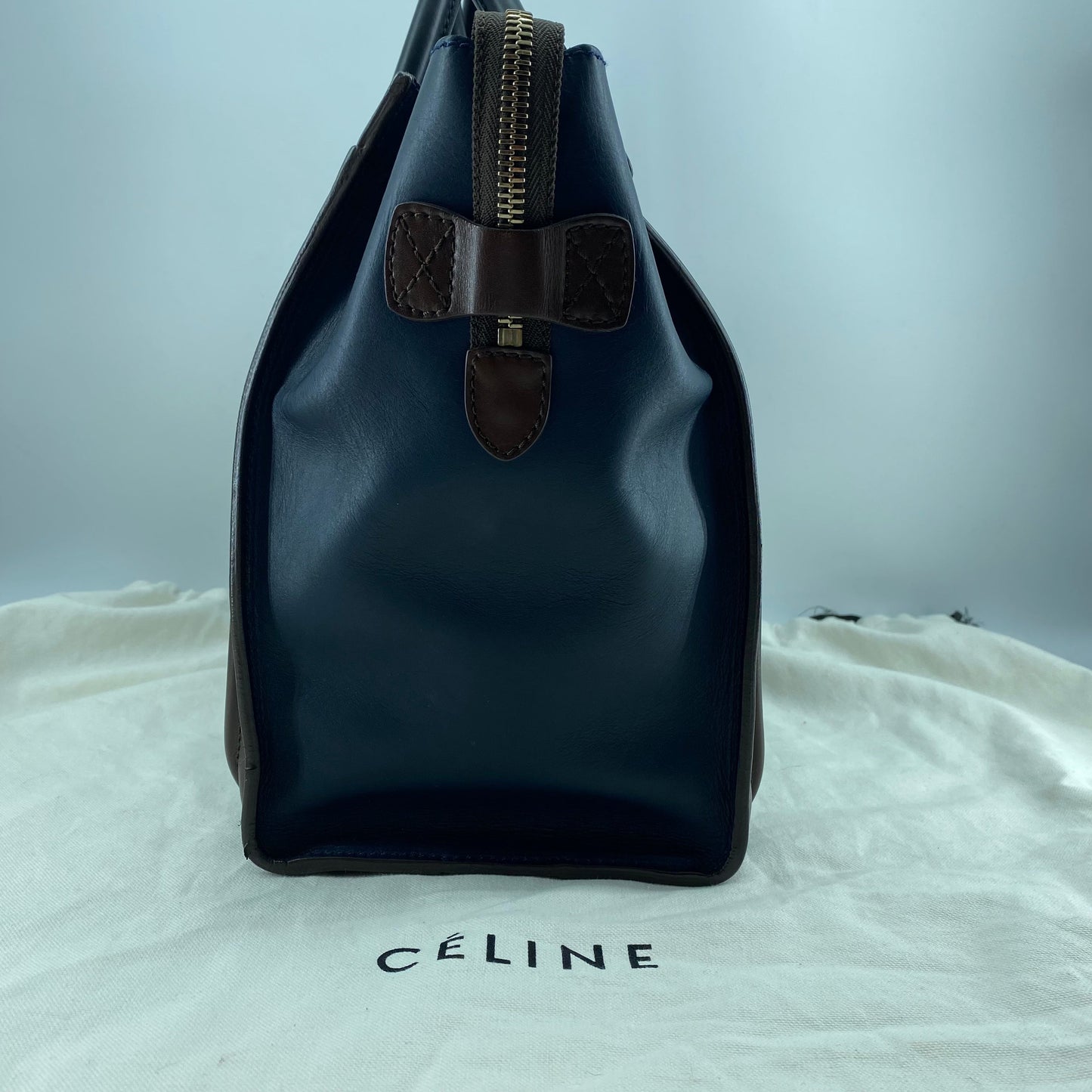 Celine Celine Leather Luggage Medium Tote Bag