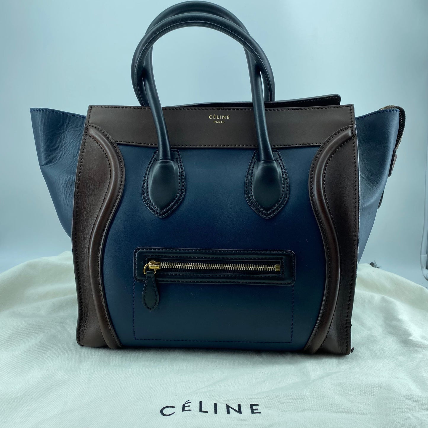 Celine Celine Leather Luggage Medium Tote Bag
