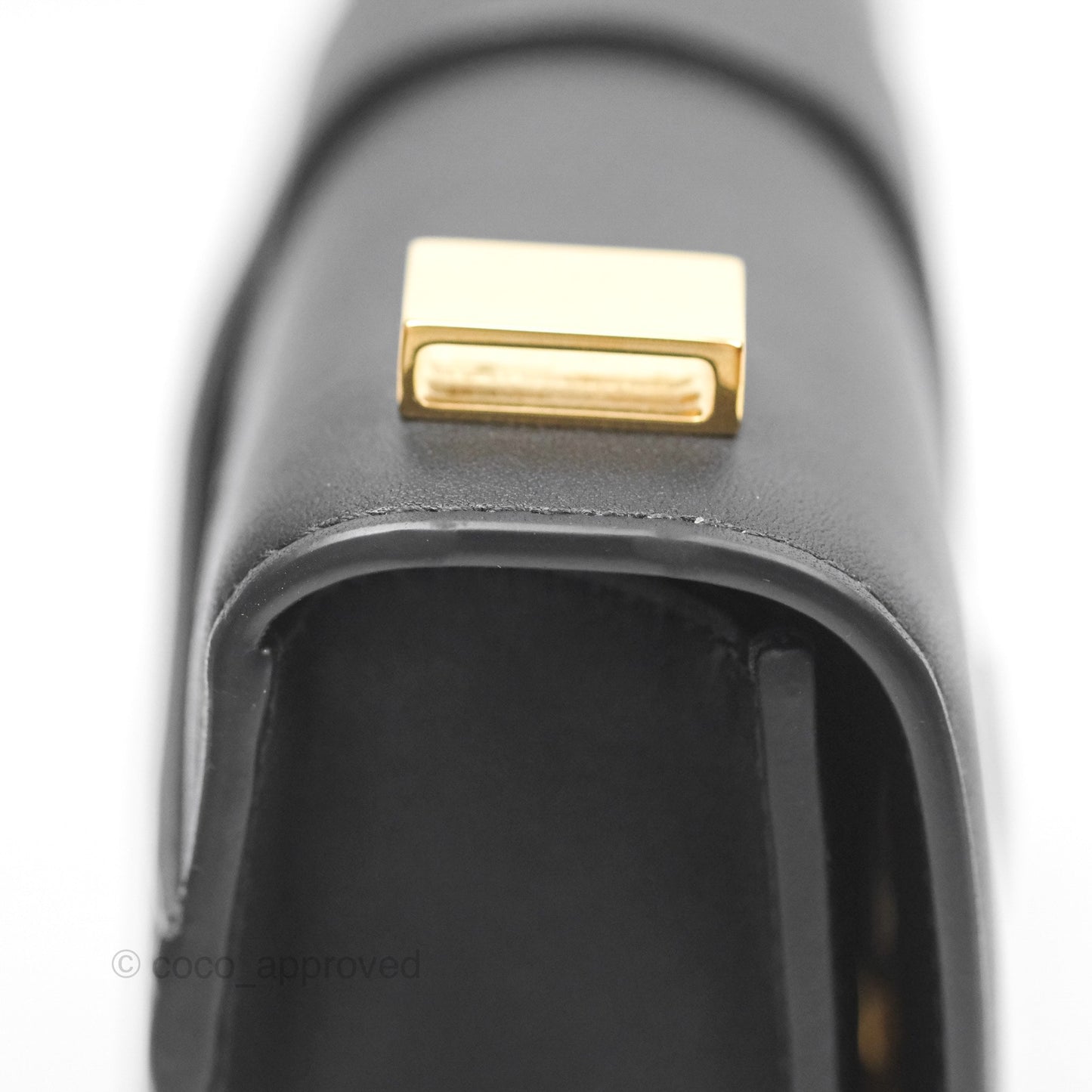 Christian Dior Small 30 Montaigne Bag Black Calfskin Gold Hardware