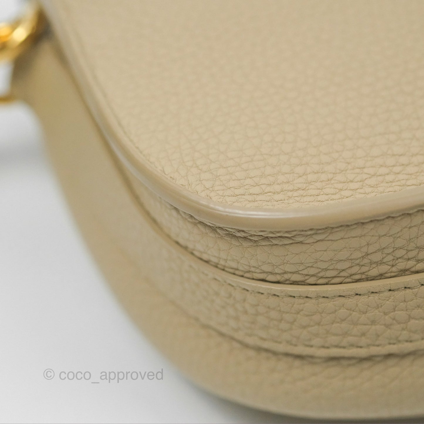 Christian Dior Medium Bobby Flap Beige Grained Calfskin