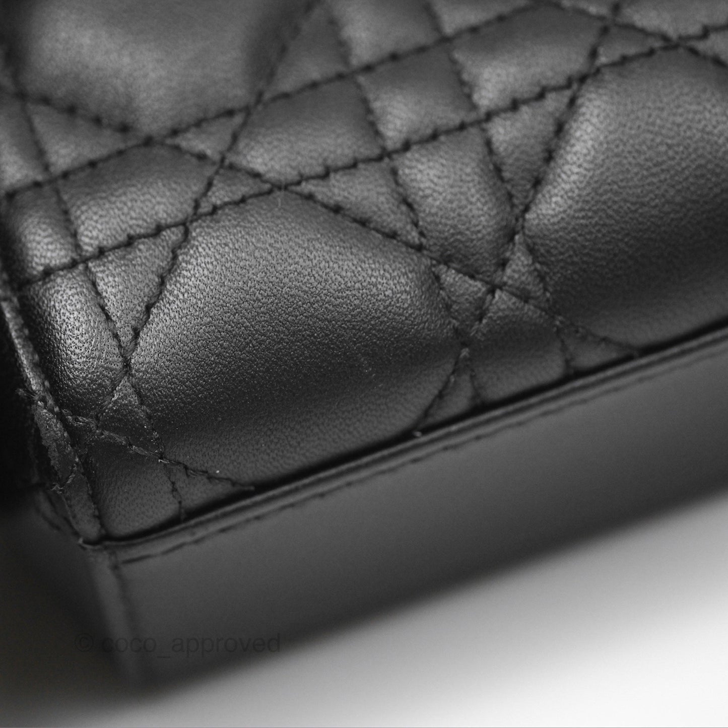 Dior Small Lady D-Joy Bag Black Lambskin Cannage Gold Hardware