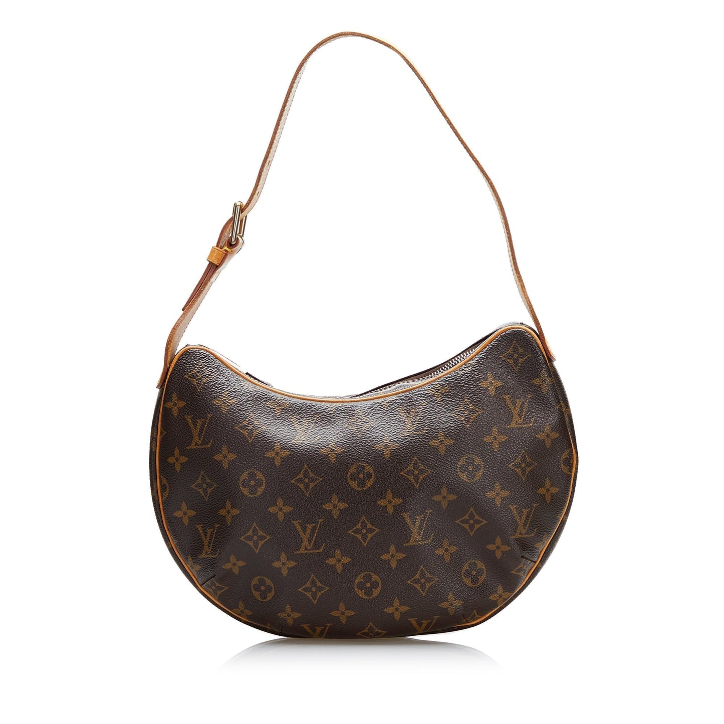 LOUIS VUITTON Monogram Croissant MM Brown