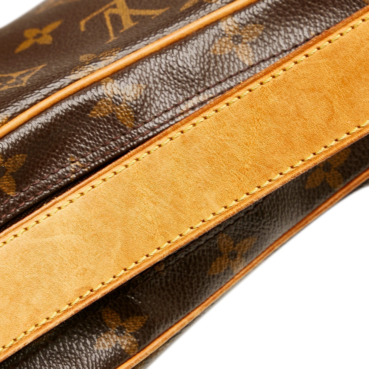 LOUIS VUITTON Monogram Croissant MM Brown
