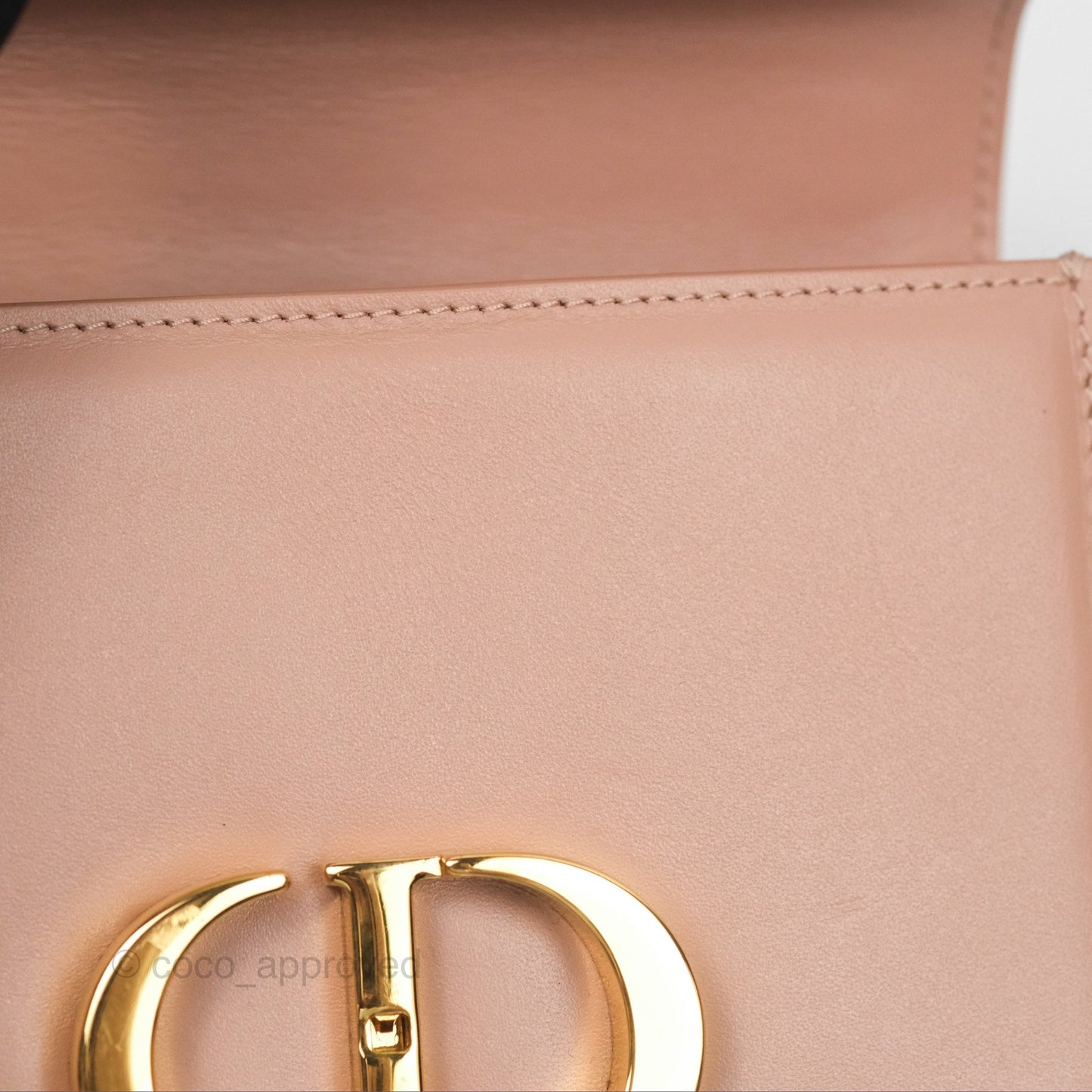 Dior Micro 30 Montaigne Flap Bag Rose Des Vents Calfskin