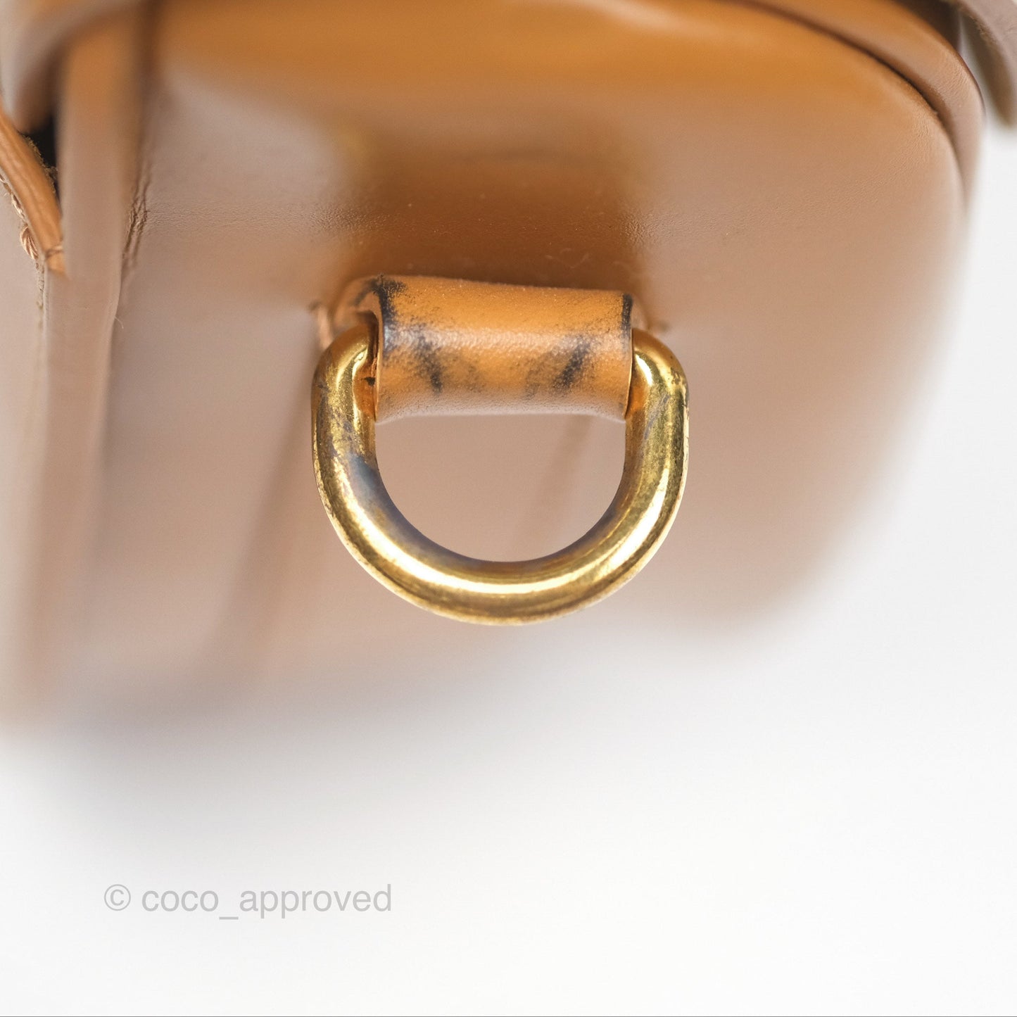 Christian Dior Medium Bobby Bag Camel Calfskin Gold Hardware