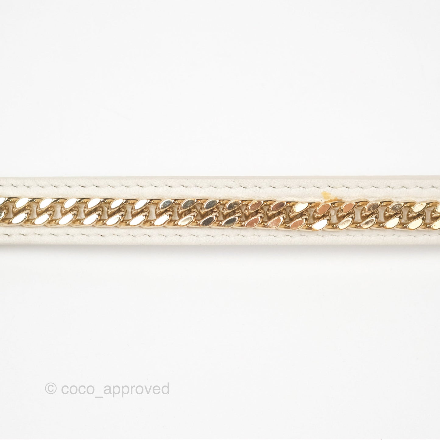 Christian Dior Cannage Mini Lady Dior White Gold Hardware
