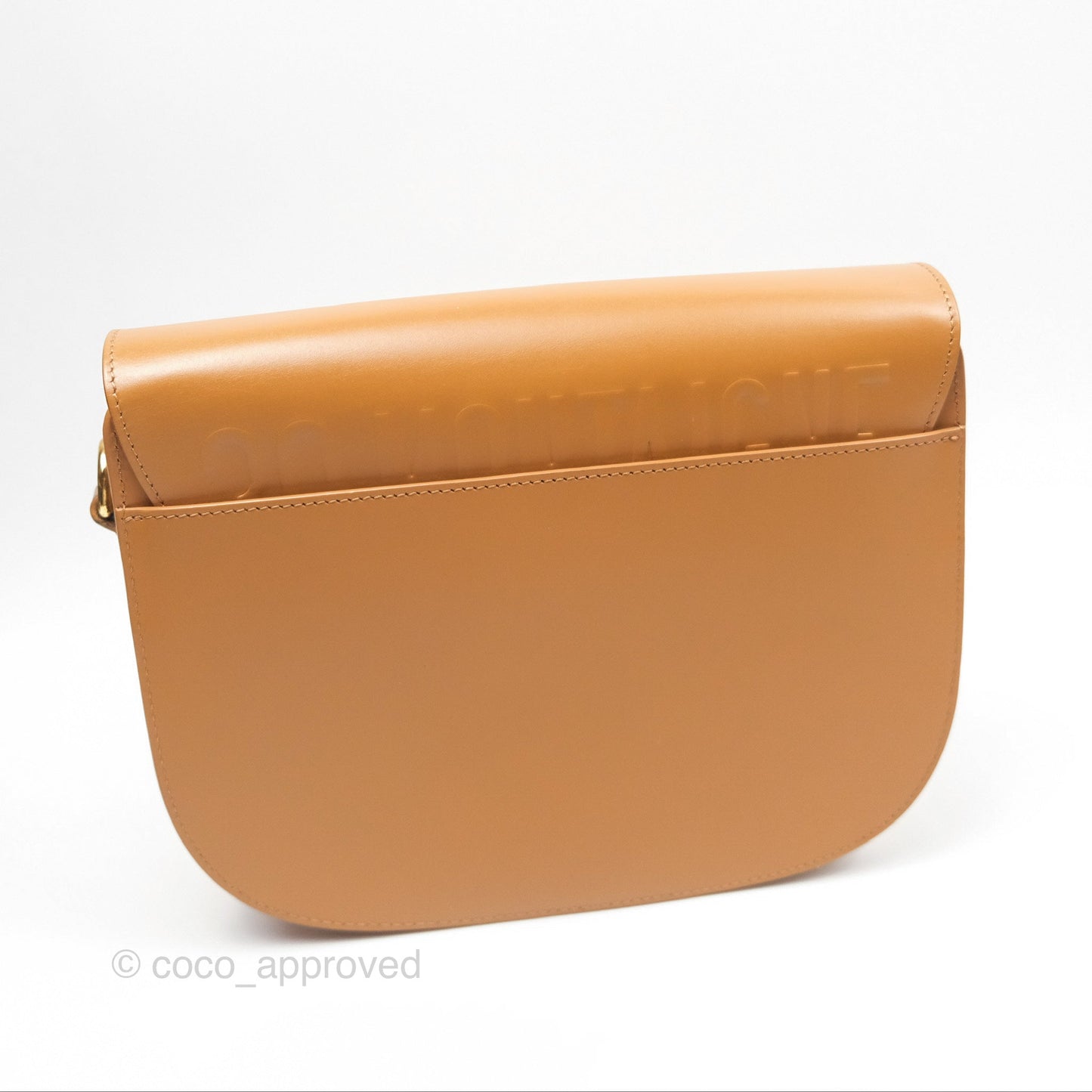 Christian Dior Medium Bobby Bag Camel Calfskin Gold Hardware